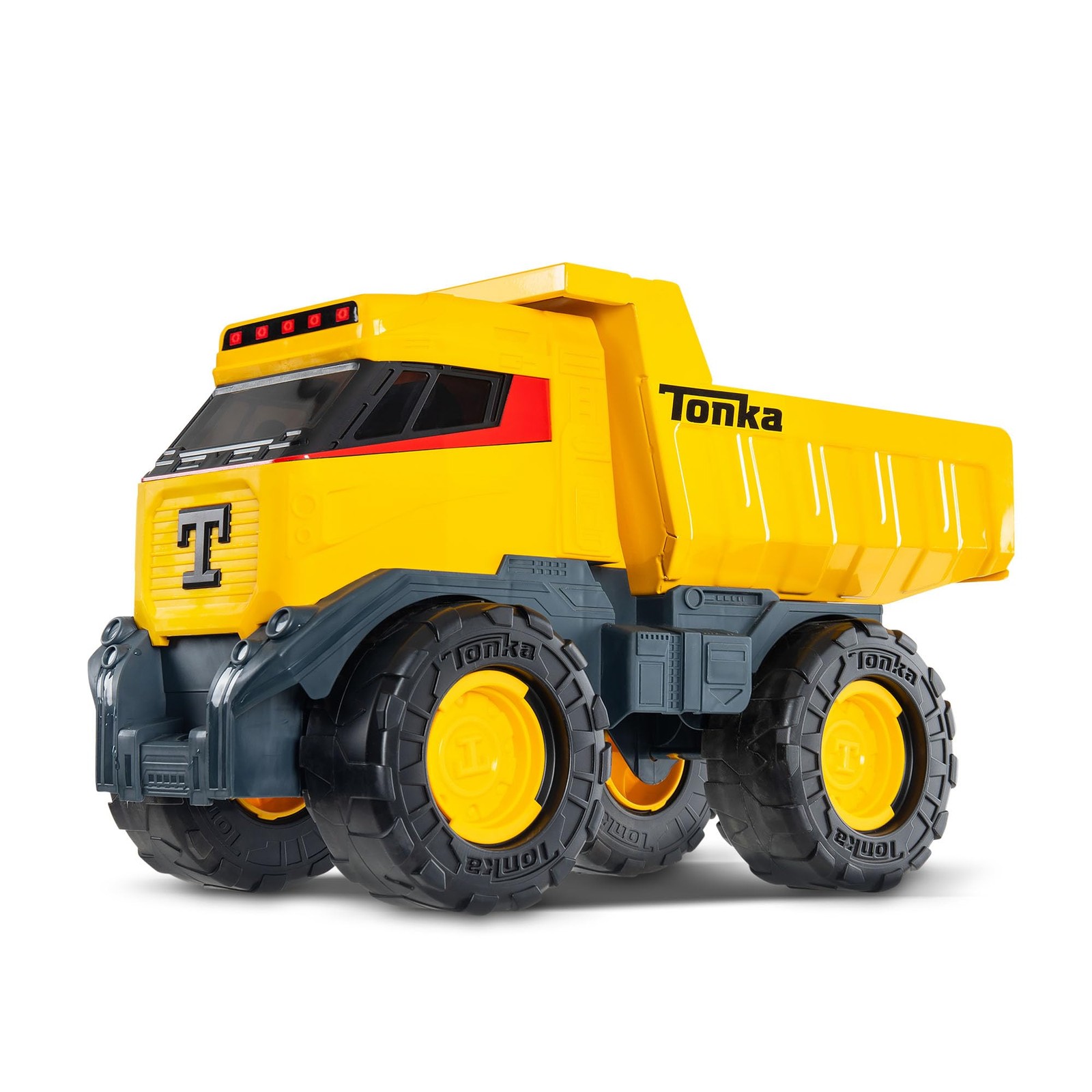 Tonka - Next Gen Mighty Dump Truck - Made with Steel & Sturdy Plastic, Yellow To