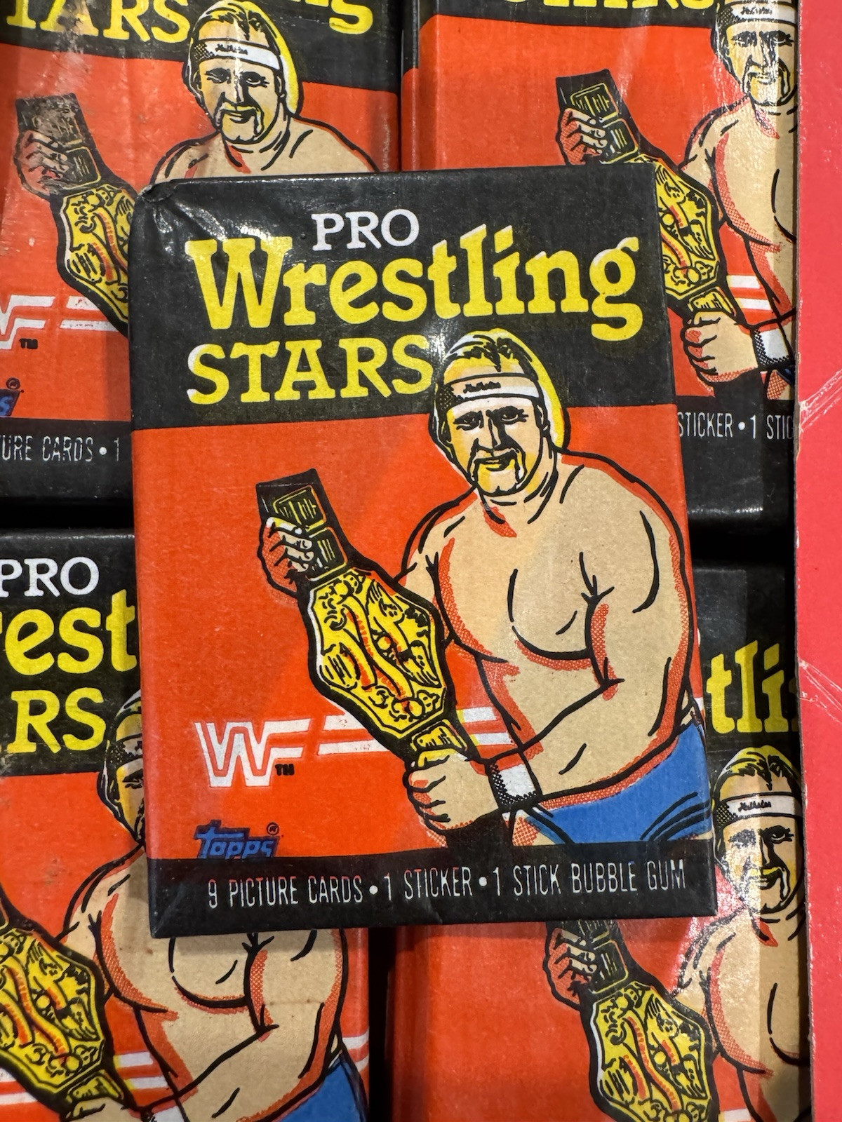 Topps 1985 WWF PRO WRESTLING STARS Wax Pack Factory Sealed Hulk Hogan