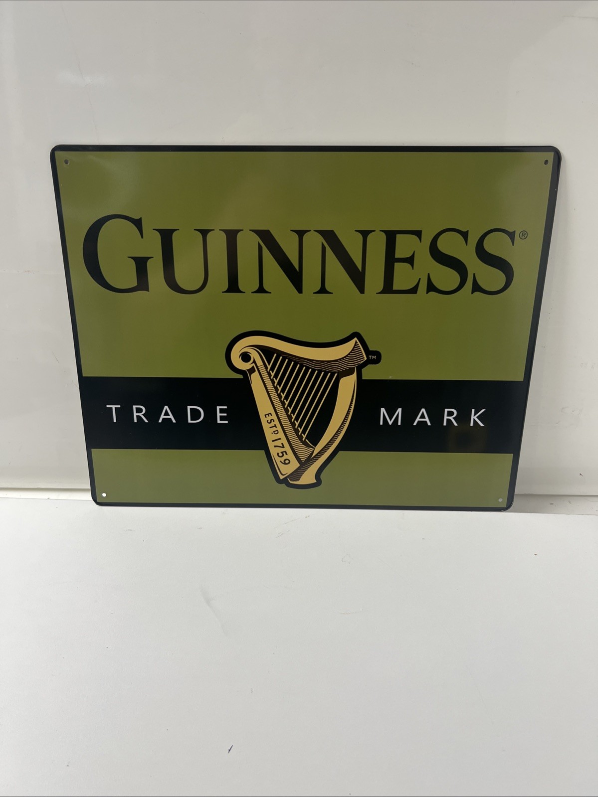 Classic Guinness Trademark Metal Sign Bar, Garage, Man Cave, Office, Dorm Art￼