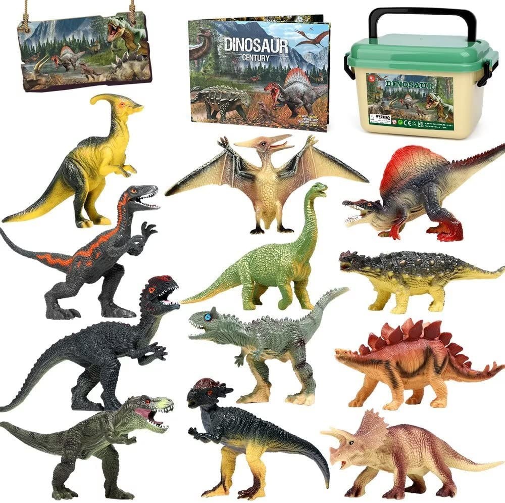 Large Realistic Dinosaur Toys Animal Action Figure Toys Play Set for Children