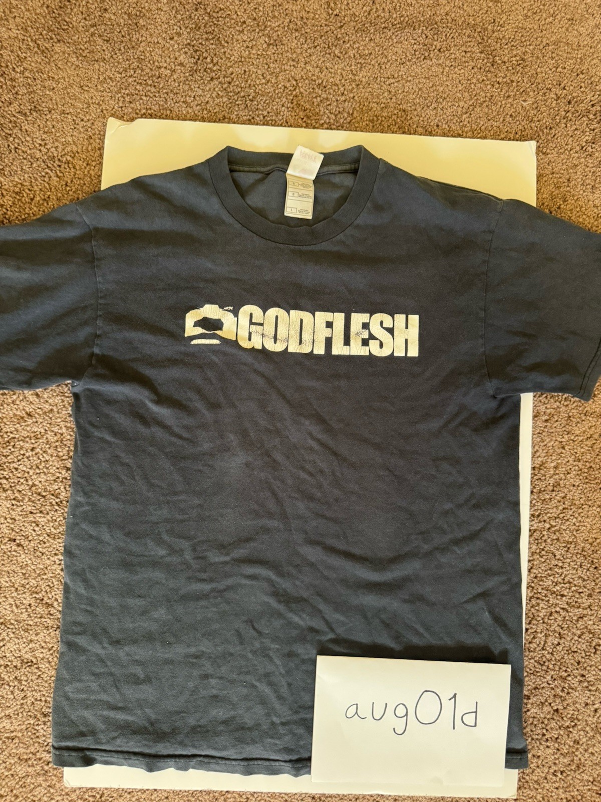 vintage godflesh t shirt - black vintage godflesh t shirt - black