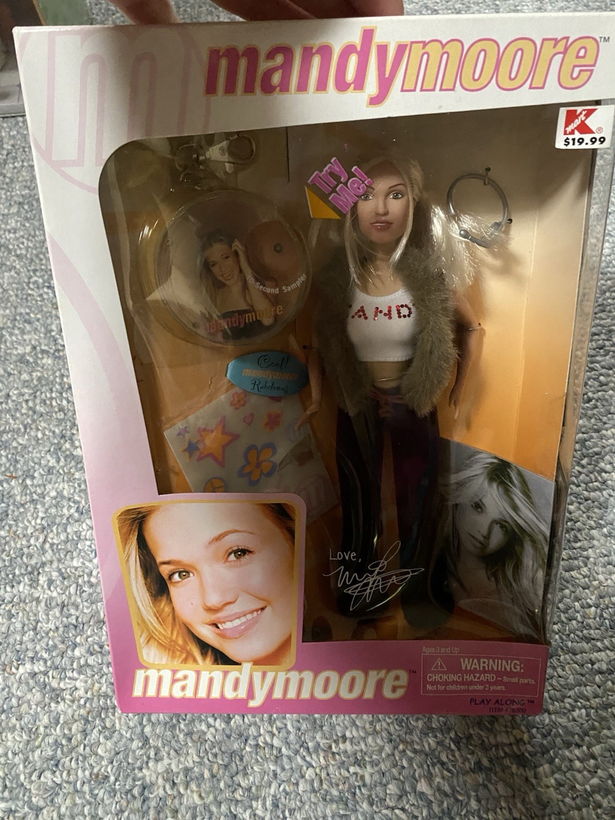Mandy Moore Play Along Doll w/ Accessories in Box “It’s Me” Kmart Tag 2000