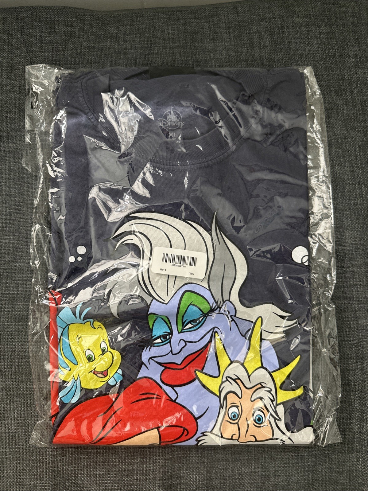 Bobby Kim Disney - The Little Mermaid Ariel Ursula Triton Men’s T-Shirt - XL