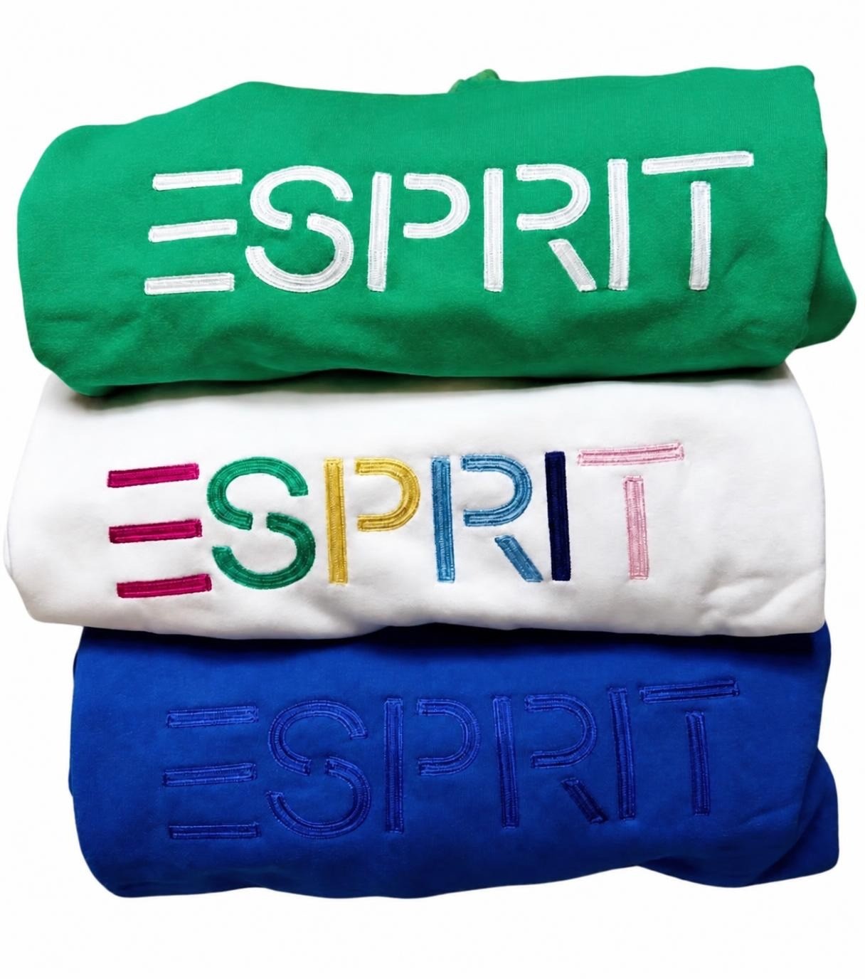 🔥NWT🔥 Viral Esprit Women's Logo Embroidered Fleece Crewneck PICK COLOR & SIZE 🔥NWT🔥 Viral Esprit Women's Logo Embroidered Fleece Crewneck PICK COLOR & SIZE
