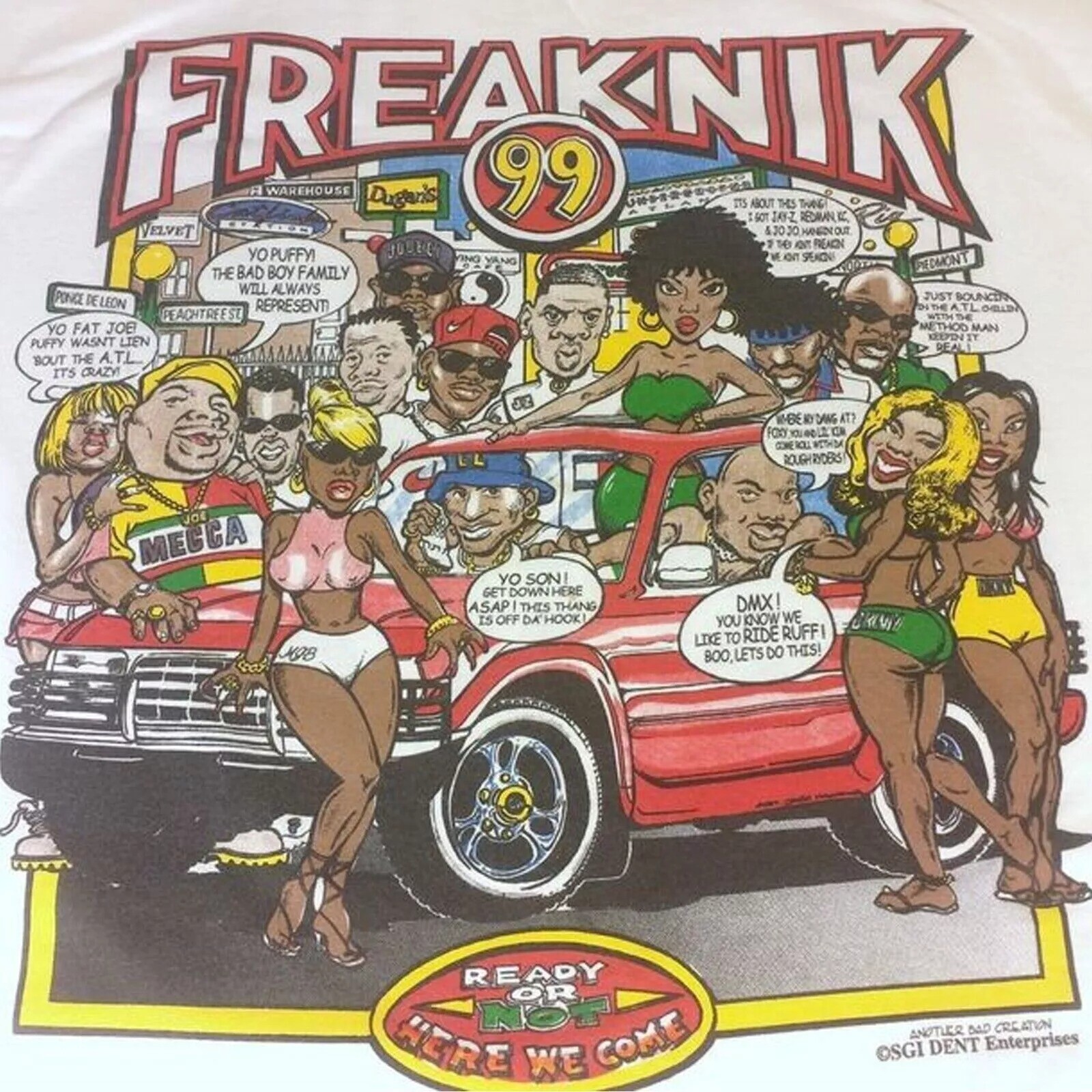 New Freaknik 1999 Rare Men S-5XL Tee 4D731