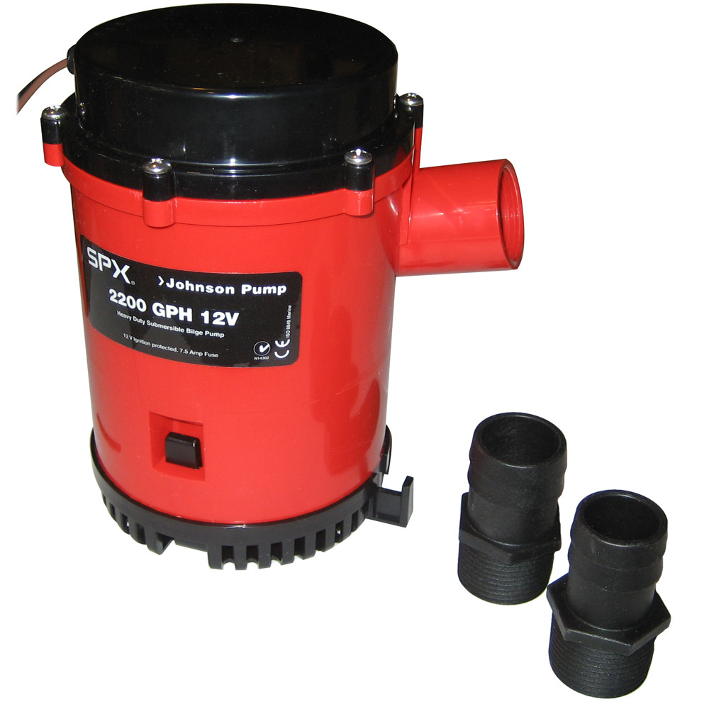 JOHNSON PUMPS 22004 Heavy Duty Bilge Pump 2200 Gph 12V *Final Sale*