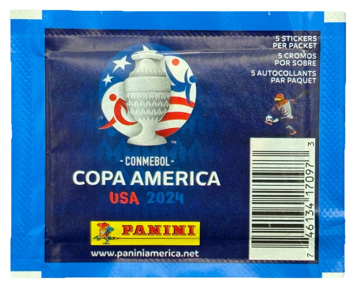 Panini 2024 COPA America USA 2024 5 Sticker Collection Pack