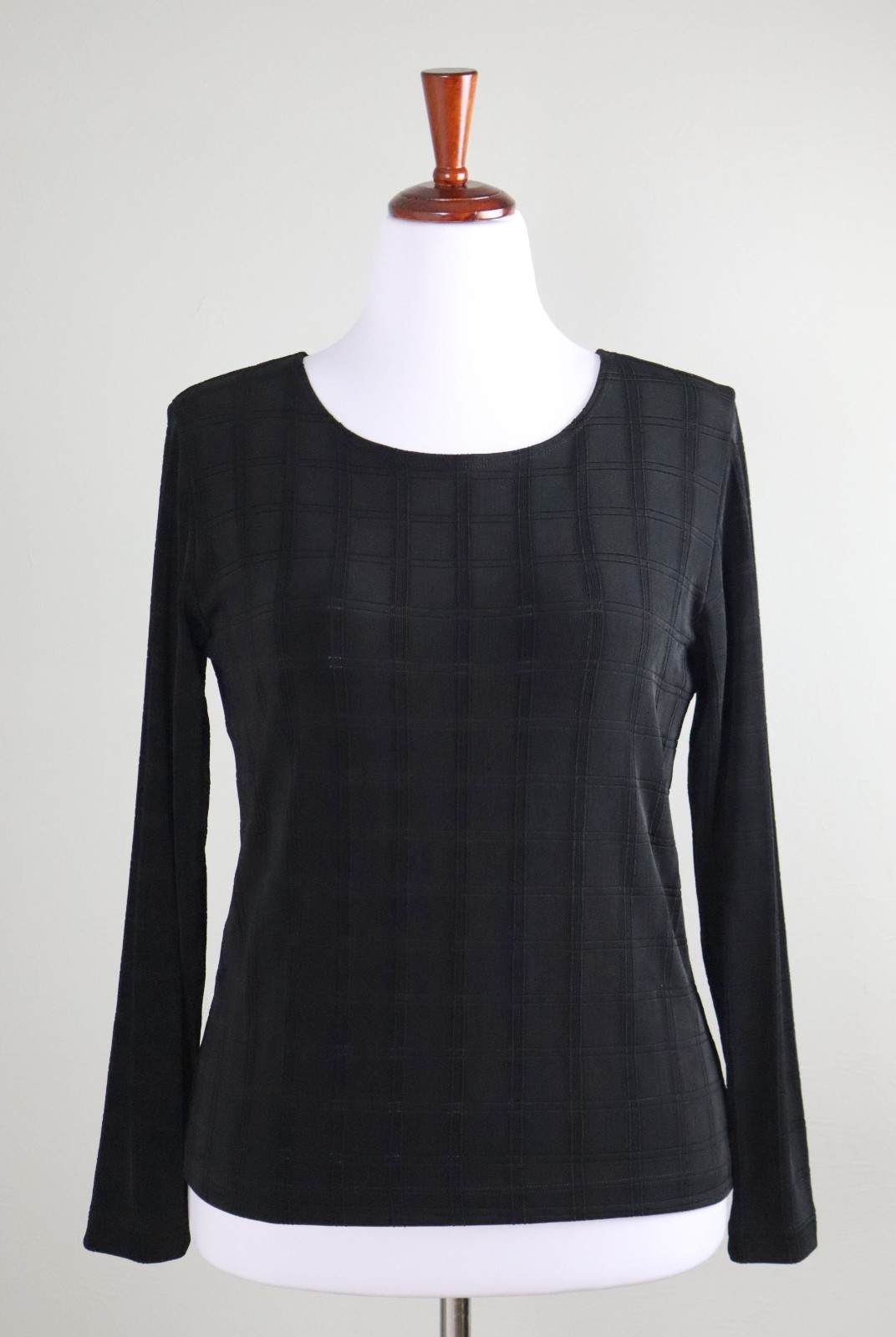 CHICO\'S Travelers NWT $79 Window Emma Slinky Tee Top Size 2 US 12 / 14 / Large