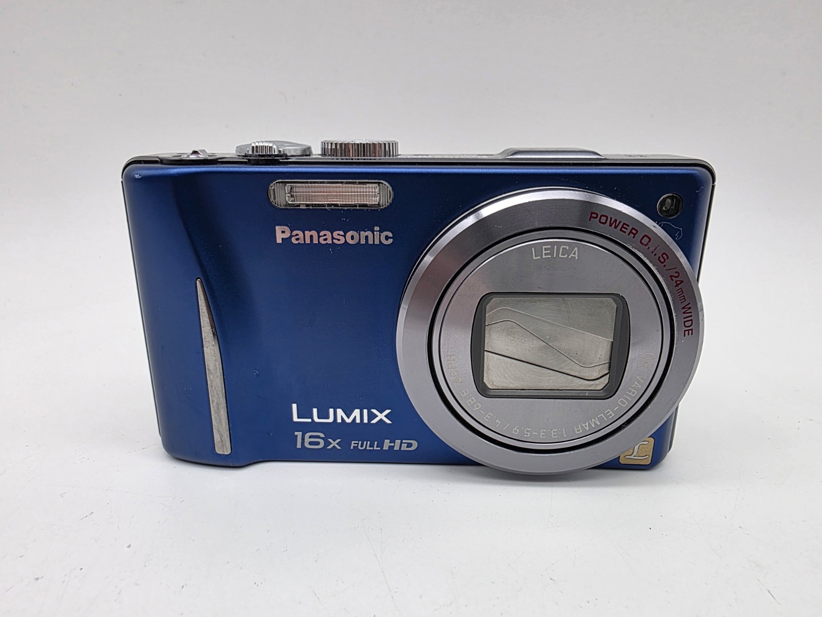 *EXCELLENT* Panasonic Lumix DMC-ZS10 Digital Camera 14.1MP 16x Zoom GPS - Blue