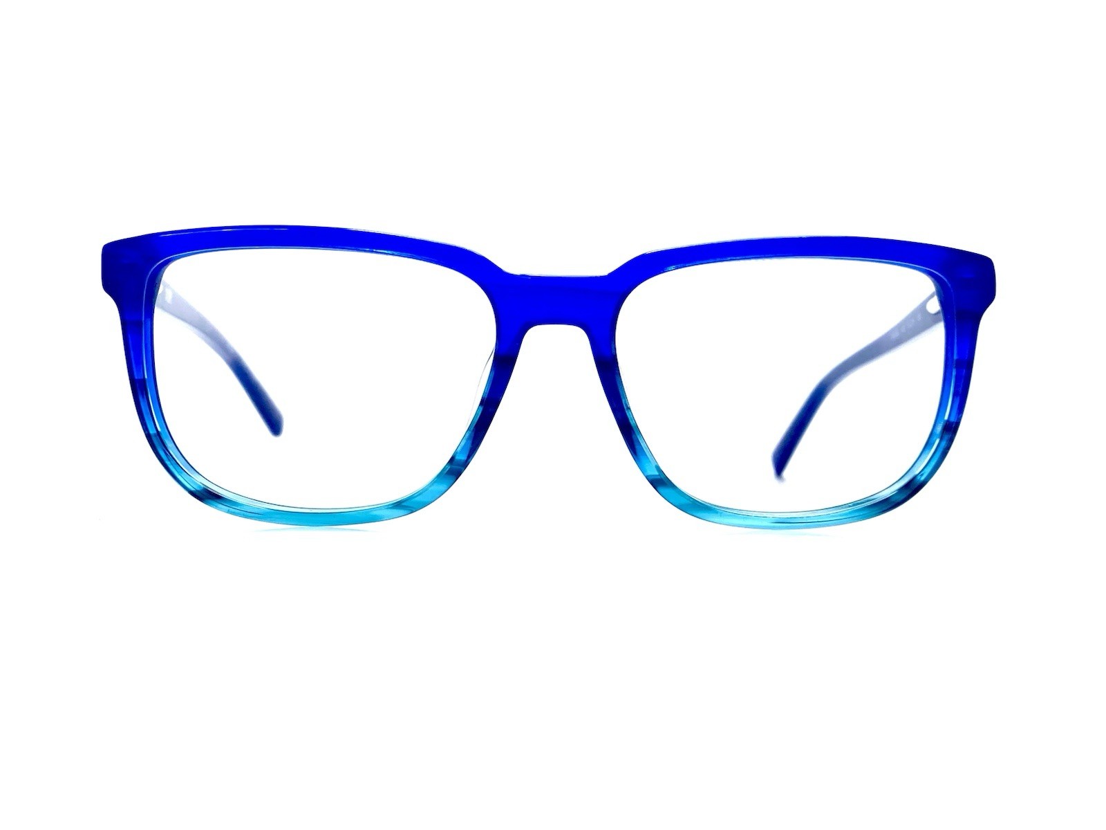 NWT DKNY Blue Clear Ombre Square Eyeglasses DY5062 430 53 16 135