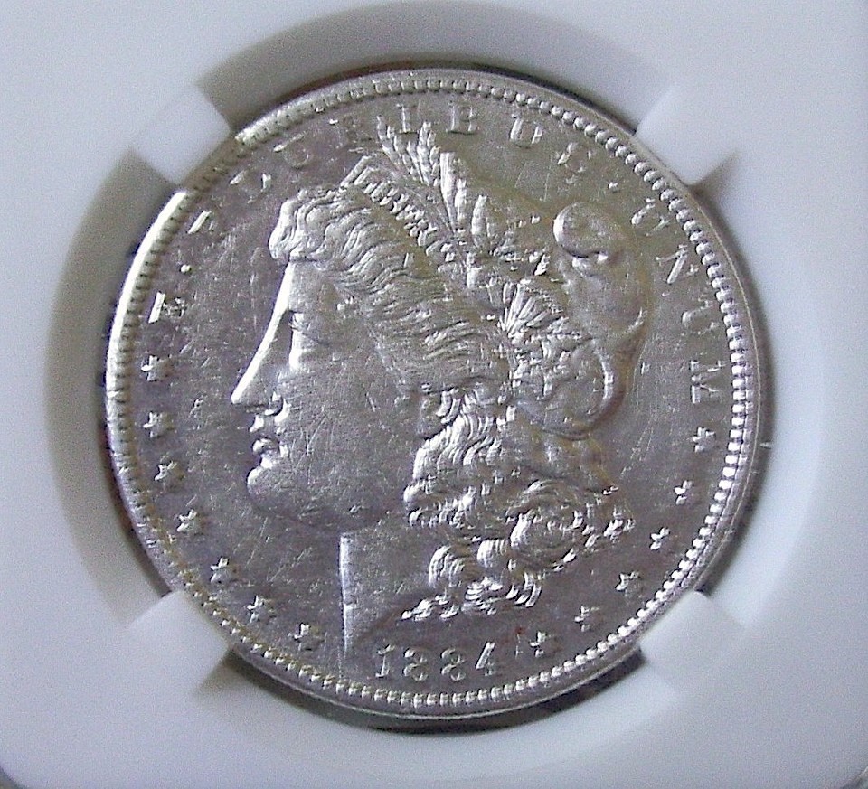 A SIMPLY FABULOUS 1884-S MORGAN DOLLAR...AU+++