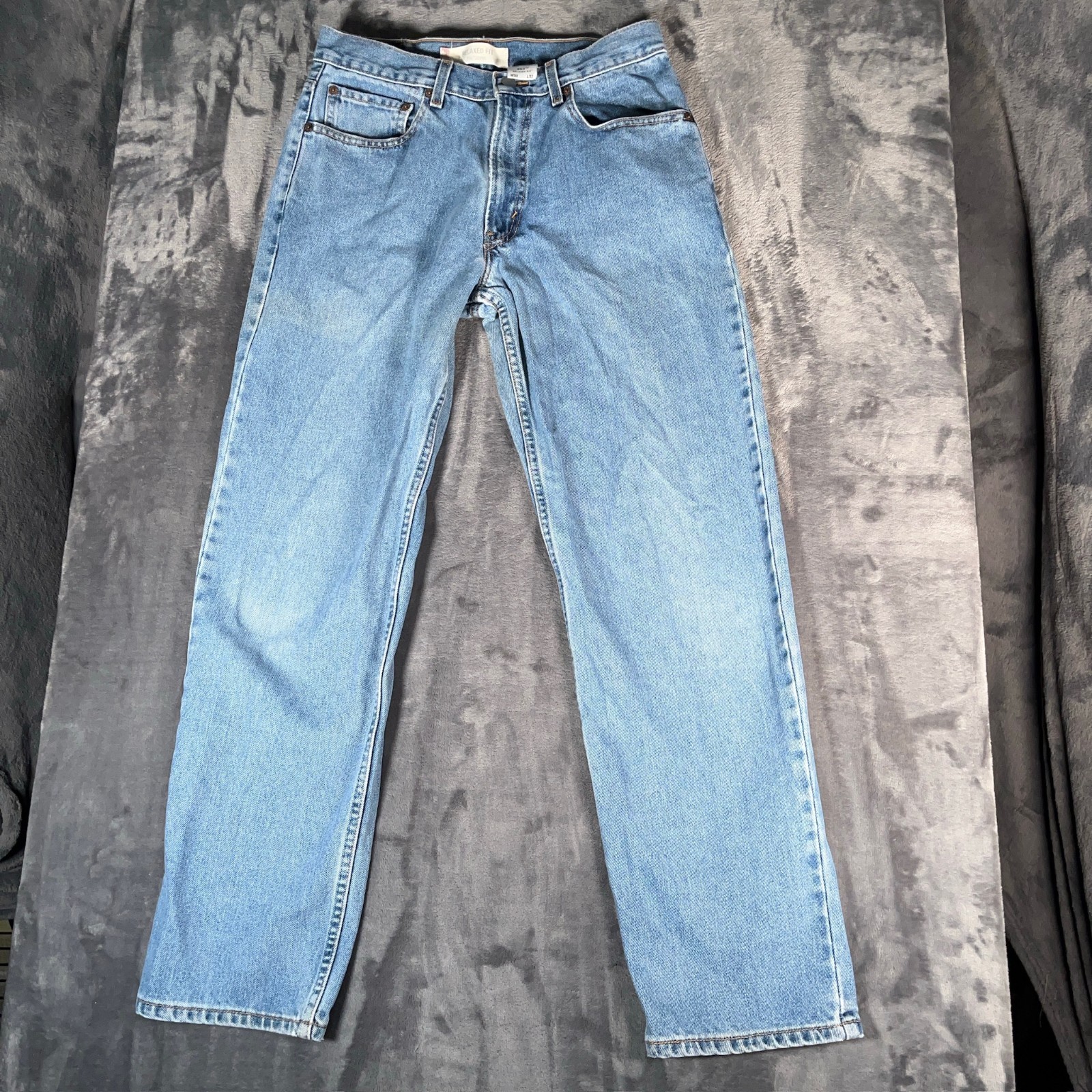 Vintage Levi\'s 550 Jeans Mens Fits 32x32 Blue Relaxed Tapered Light Wash USA Y2K