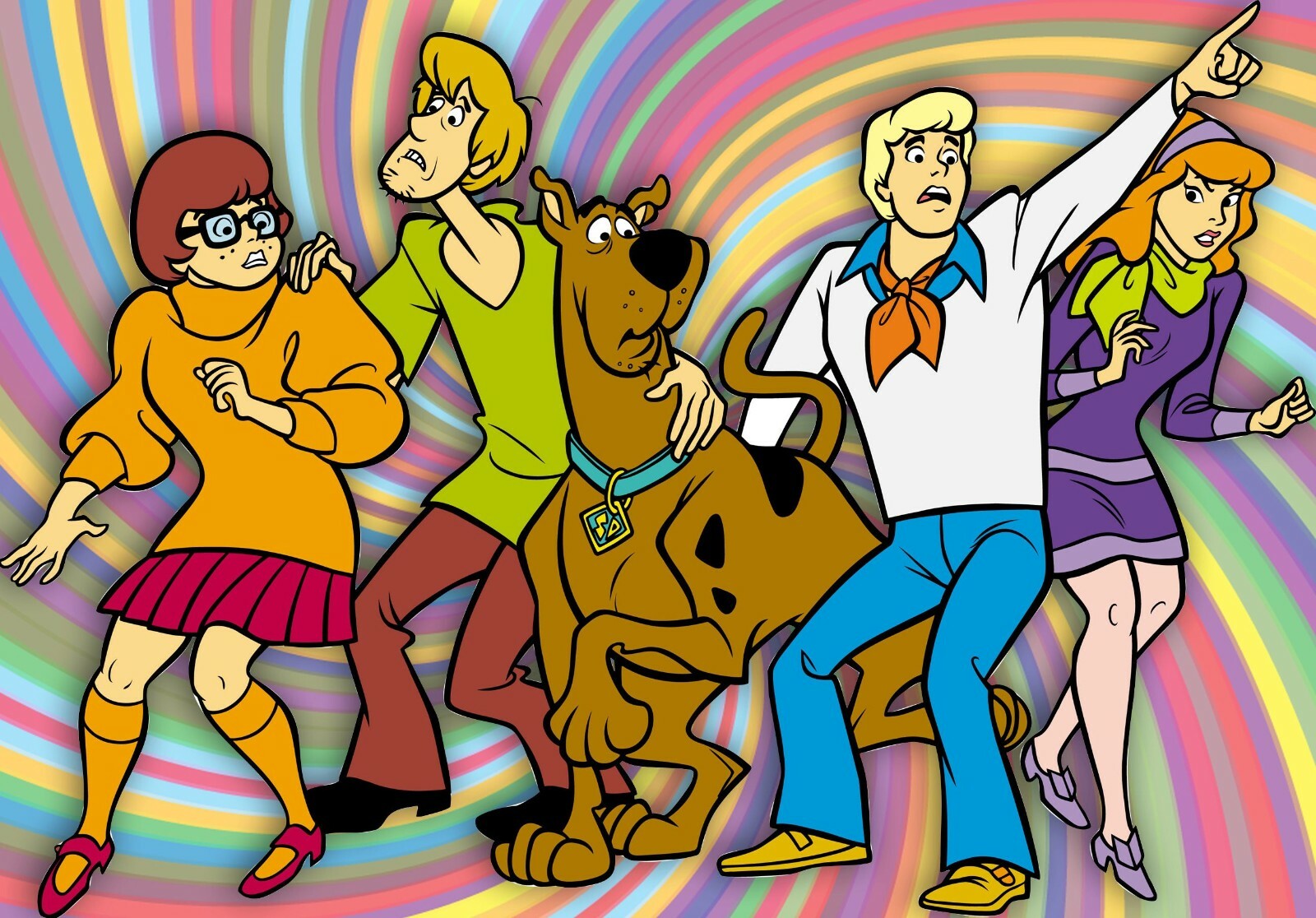 SCOOBY DOO WHERE ARE YOU POSTER 24 X 36 INCH 70's Cartoons 