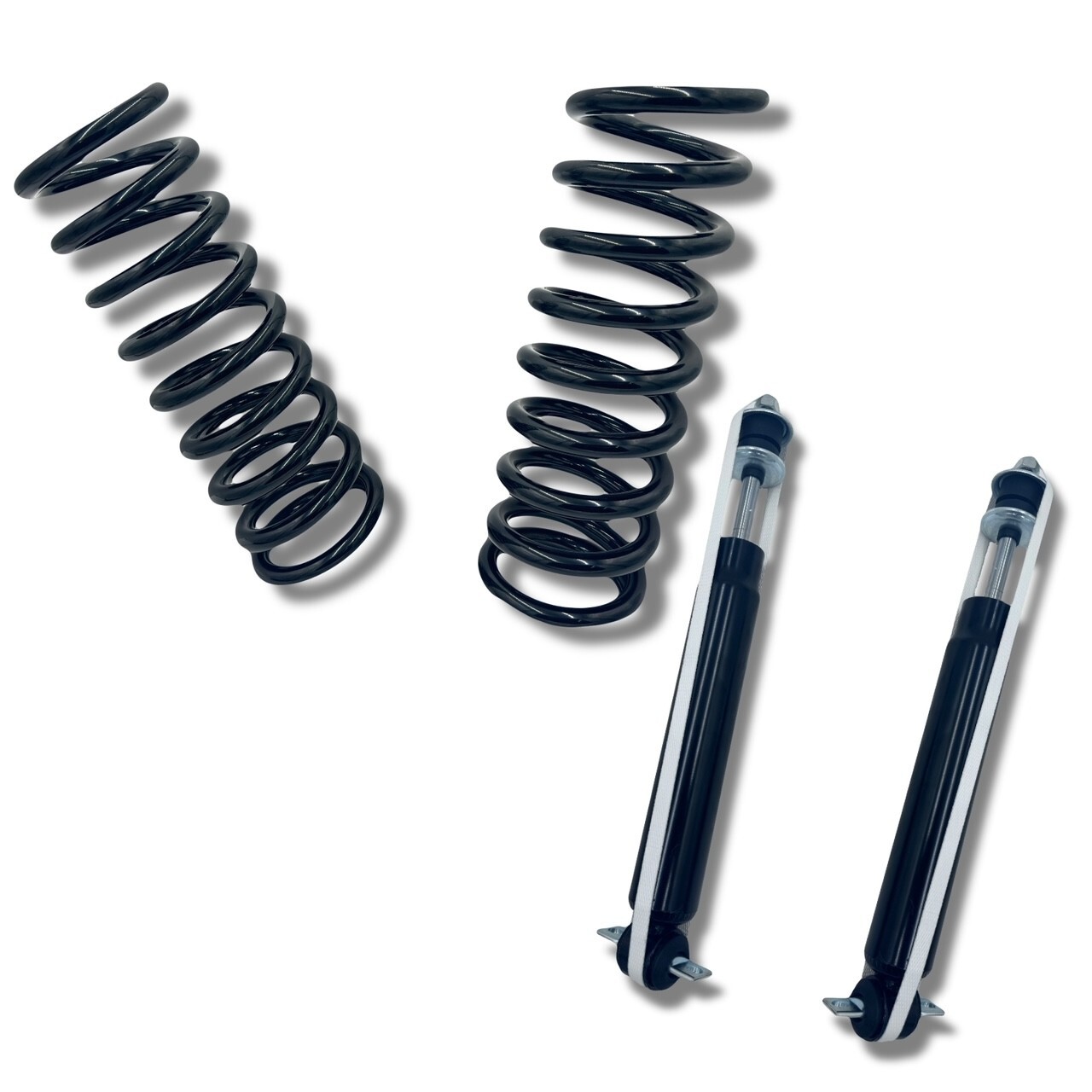 1955-57 Chevrolet Bel Air Front Coil Springs And Shocks Kit Tri 5 Chevy
