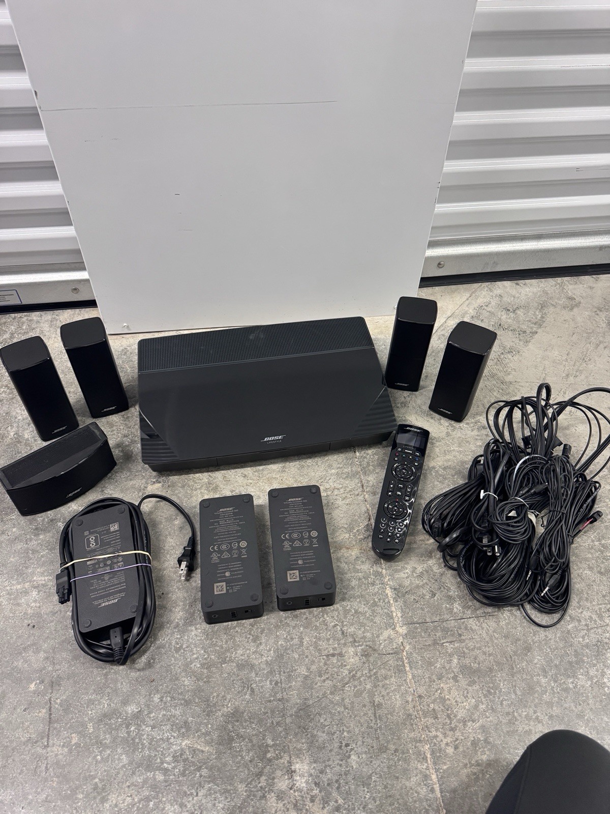 Bose Lifestyle 600 Control Console Model 420128 5 Speakers Controller Cables