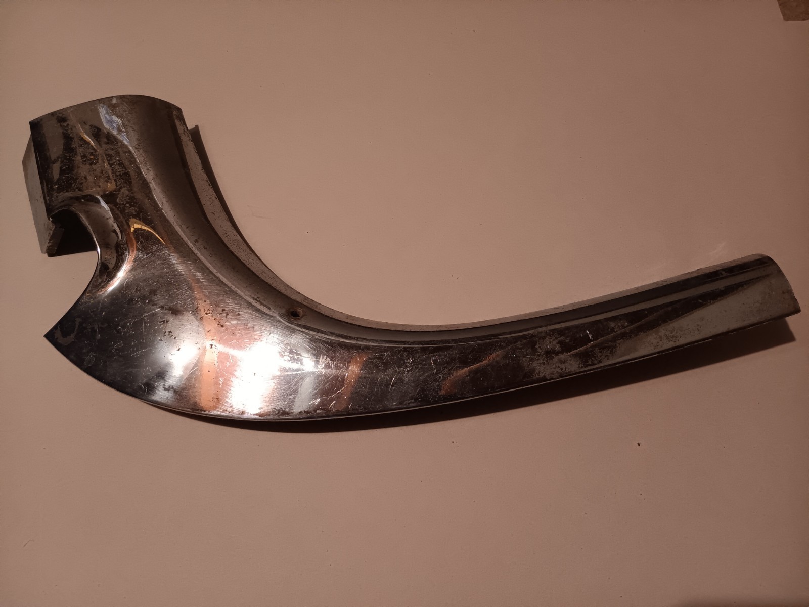 1955 1956 1957 Chevy Nomad Interior Garnish Molding Driver Upper Rear Curved 
