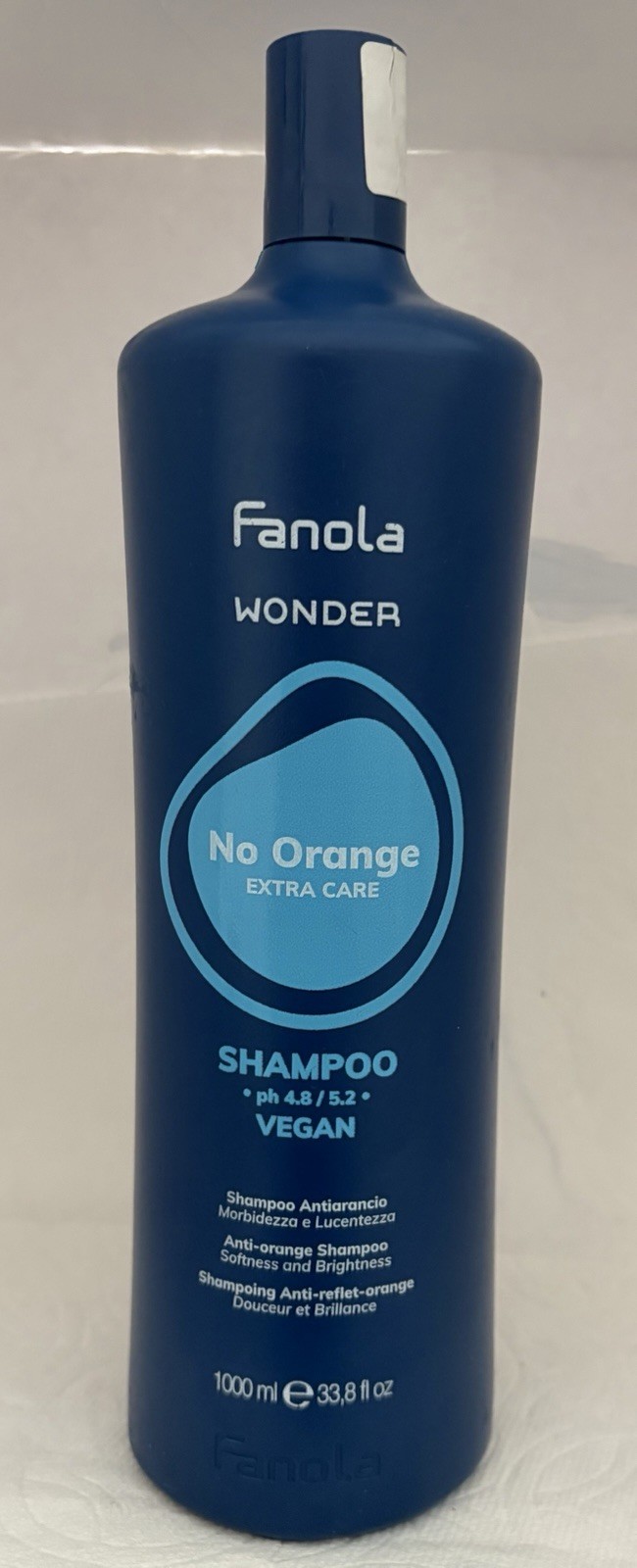 Fanola No Orange Shampoo-1000ml/33.8oz Neutralize Orange & Brassy Tone
