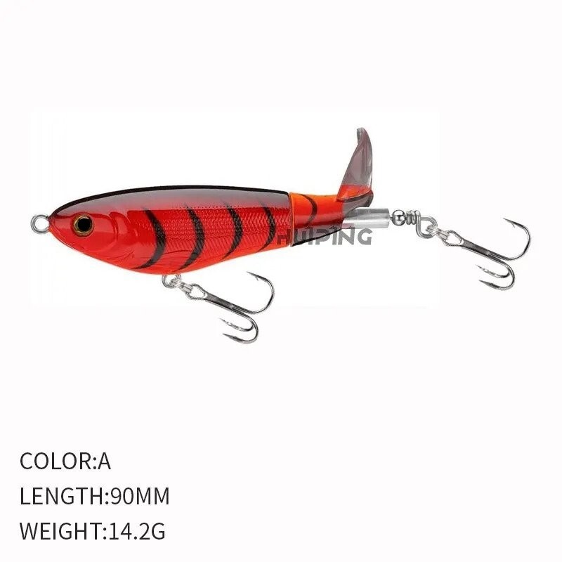 Whopper Popper 90 Style 14.2g Topwater Fishing Lure - Choose color