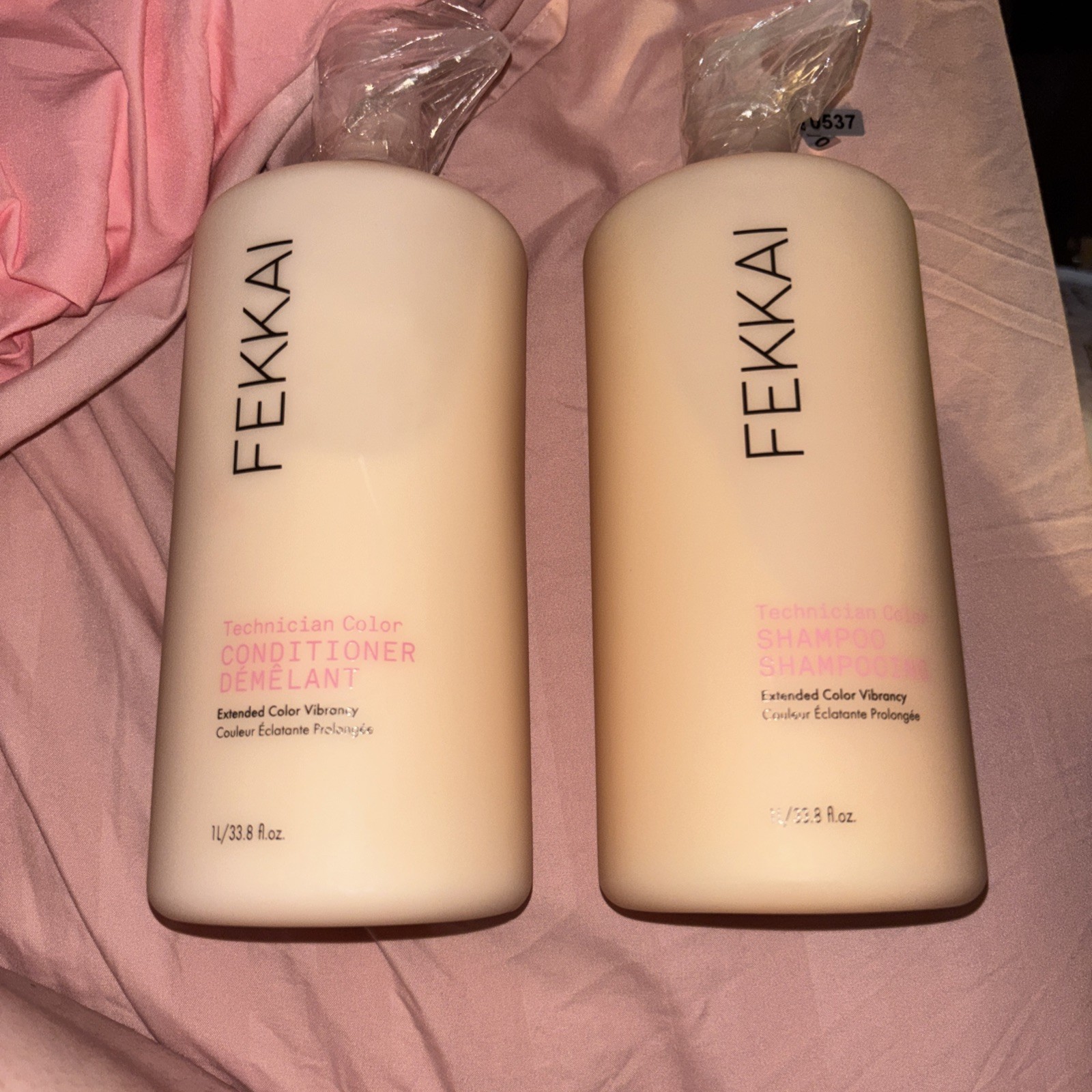 Fekkai Technician Color Shampoo and Conditioner Set Jumbo, 33.8 FL OZ / 1L EACH