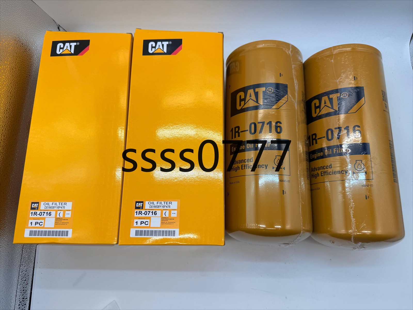 CAT 1R-0716 Caterpillar 1R0716 Engine Oil Filter (Pack of 2 )