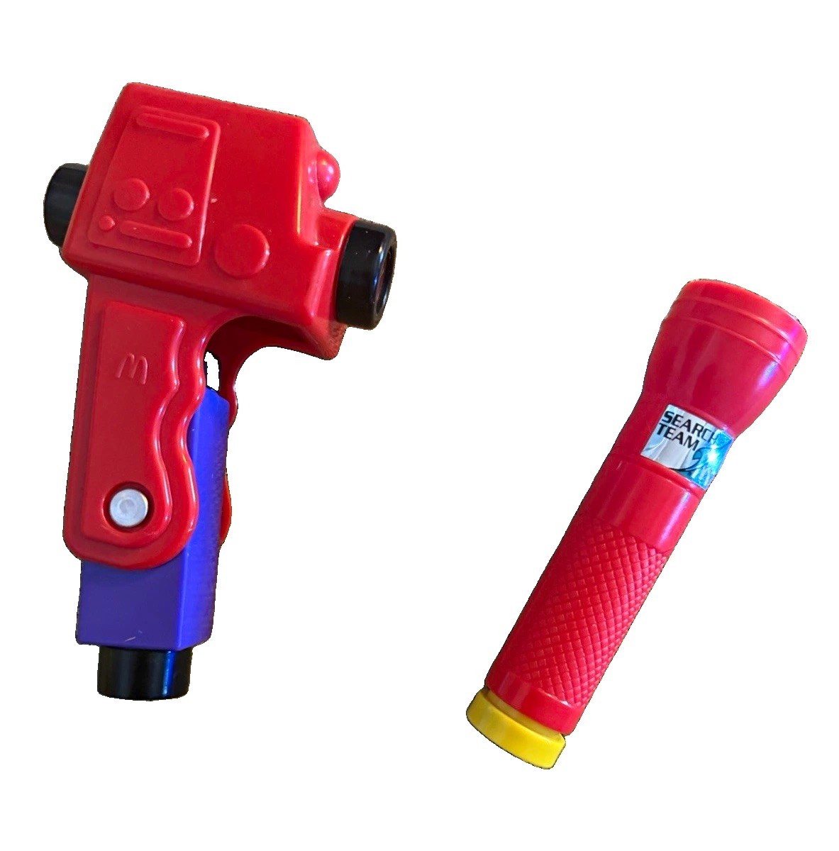 Vintage 1992 McDonald’s Rescue Team Flashlight & Blaster Toy Set Vintage 1992 McDonald’s Rescue Team Flashlight & Blaster Toy Set
