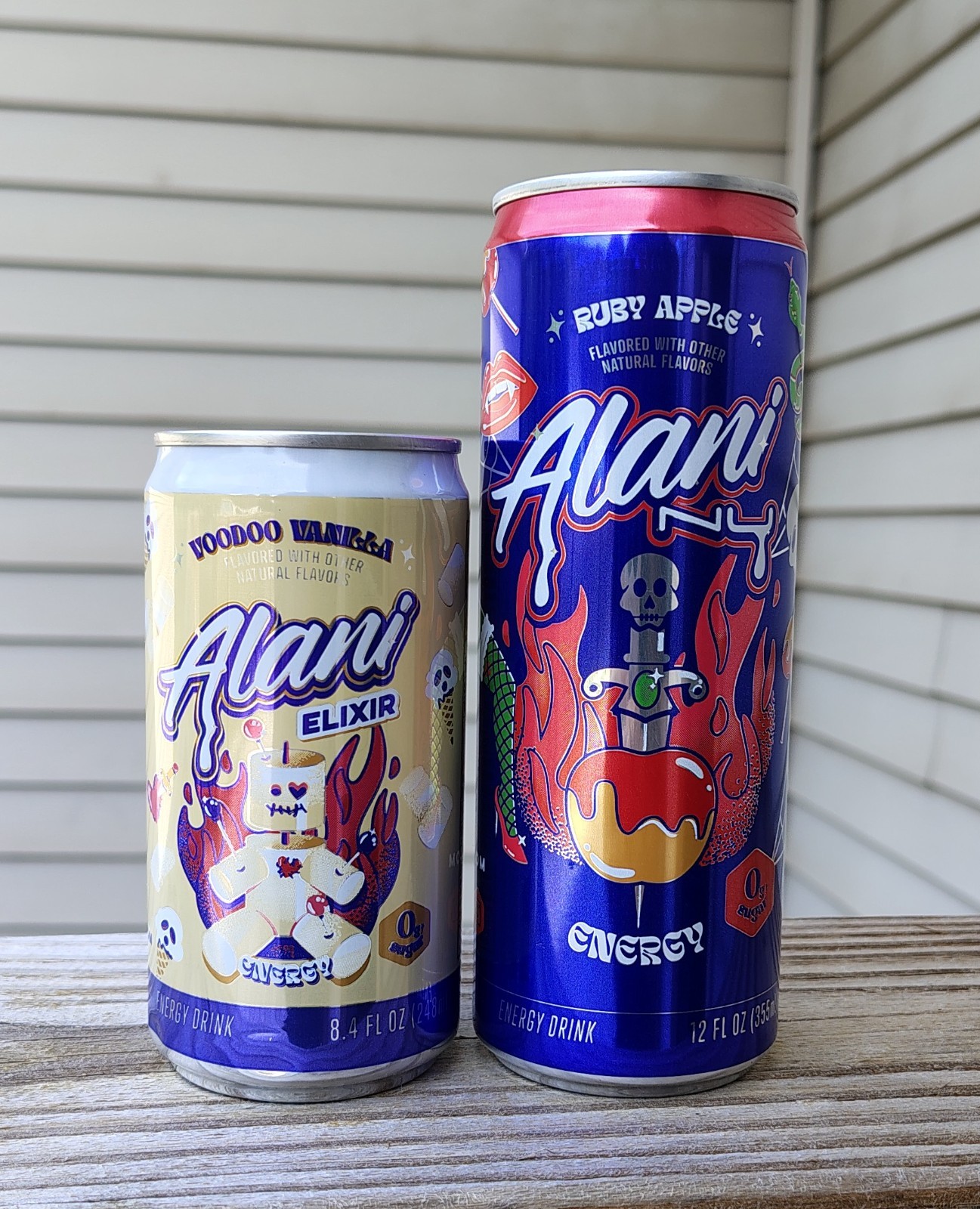 Alani Nu Ruby Apple and Voodoo Vanilla (1 can of each)