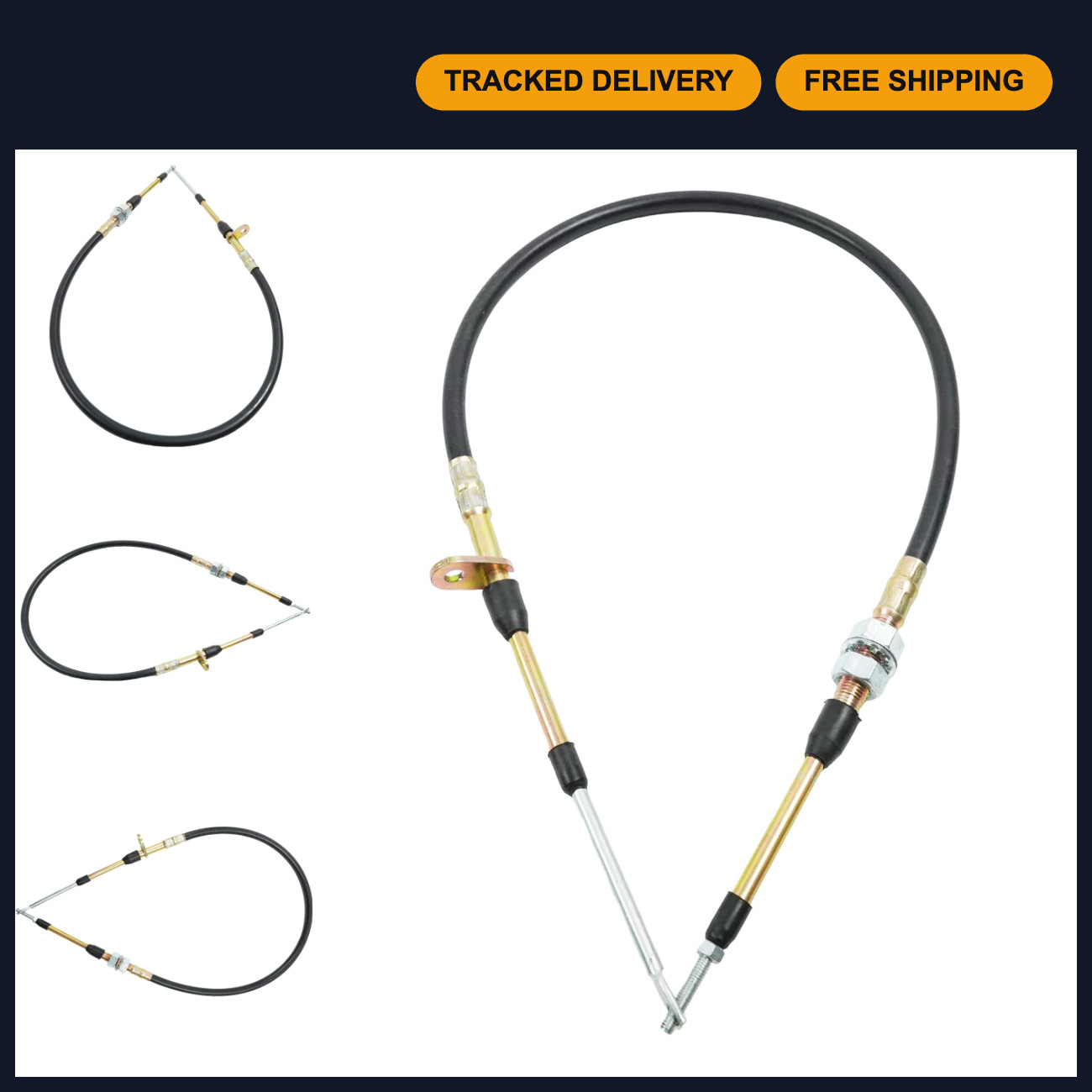 3FT Heavy-Duty Black Race Shift Cable 81831 for B&M Shifters - High Performance 3FT Heavy-Duty Black Race Shift Cable 81831 for B&M Shifters - High Performance