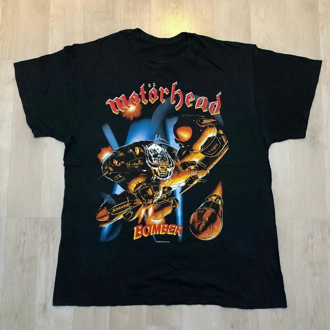 Motorhead Cotton Black T-Shirt – Iconic Heavy Metal Band Rock Punk Style