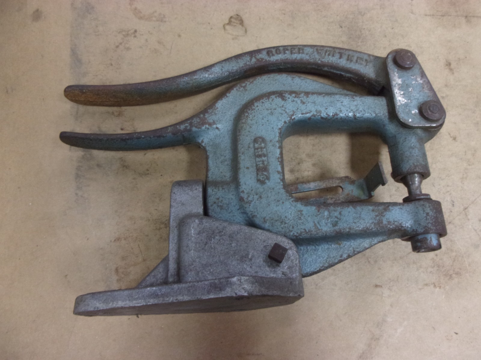Vtg Roper Whitney No. xx Sheet Metal Manual Hand Punch 5/16 Vtg Roper Whitney No. xx Sheet Metal Manual Hand Punch 5/16