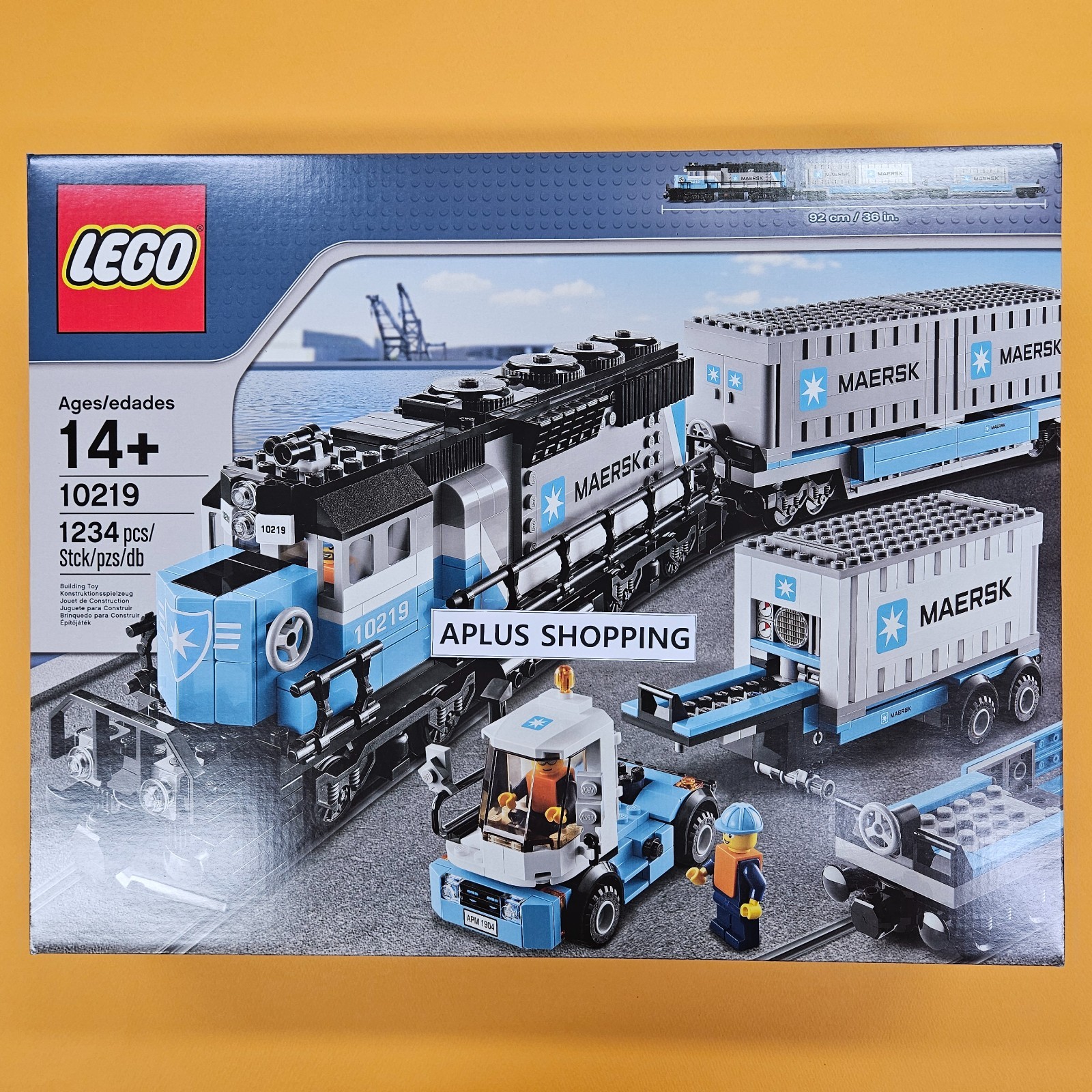 Lego 10219 Maersk Train | Retired Rare Item Sealed Never Opened