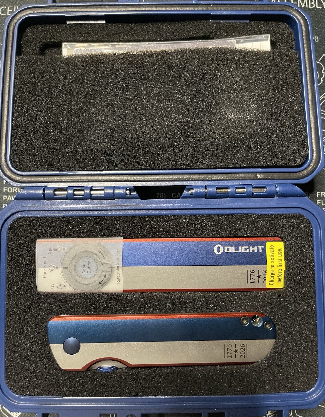 Limited Edition Olight Core 2 Liberty Lines Duo Arkpro & Knife Bundle