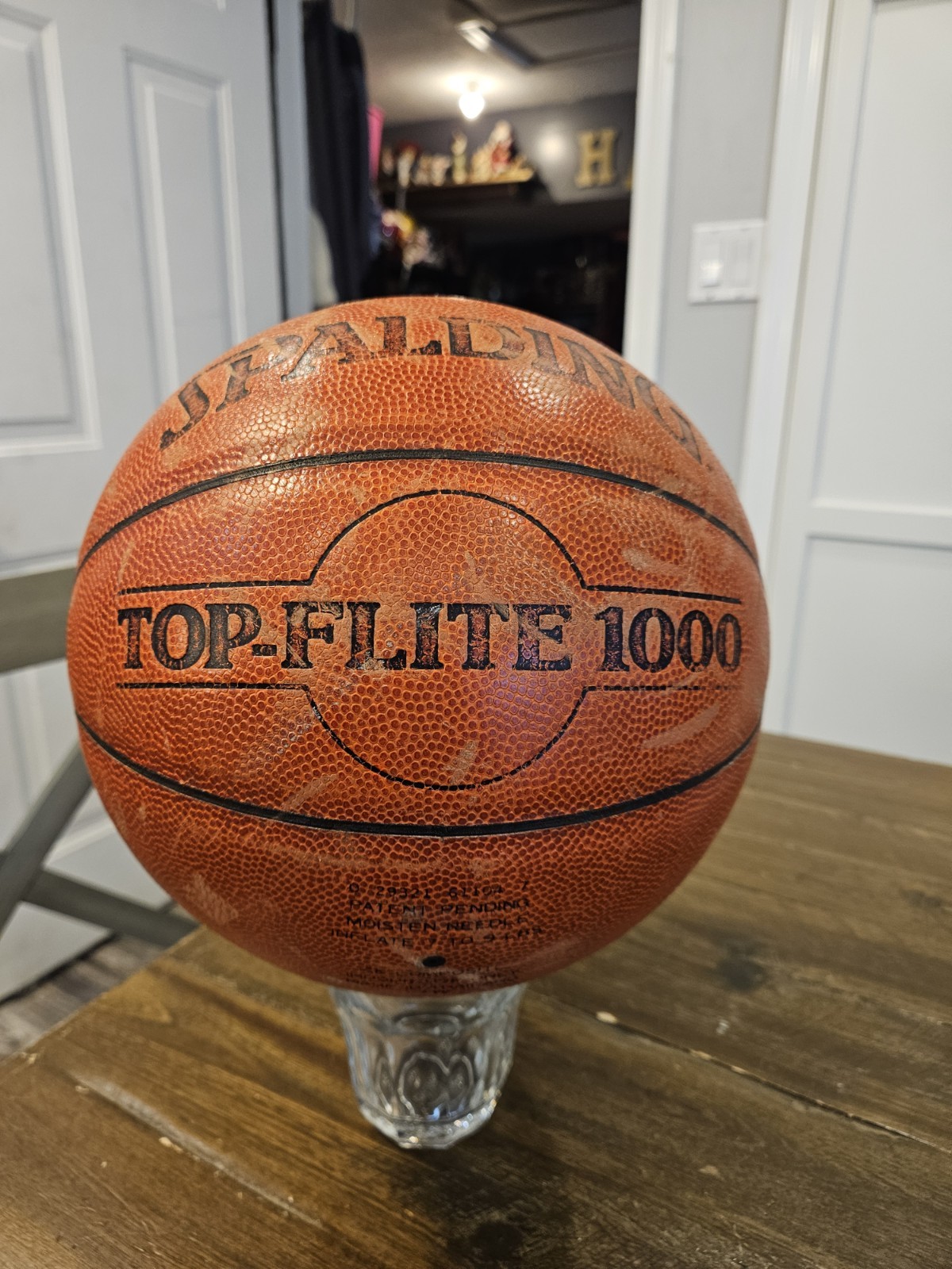 VINTAGE Spalding Top Flite 1000 ZK Composite Leather Basketball 29.5 Ball NFHSO VINTAGE Spalding Top Flite 1000 ZK Composite Leather Basketball 29.5 Ball NFHSO