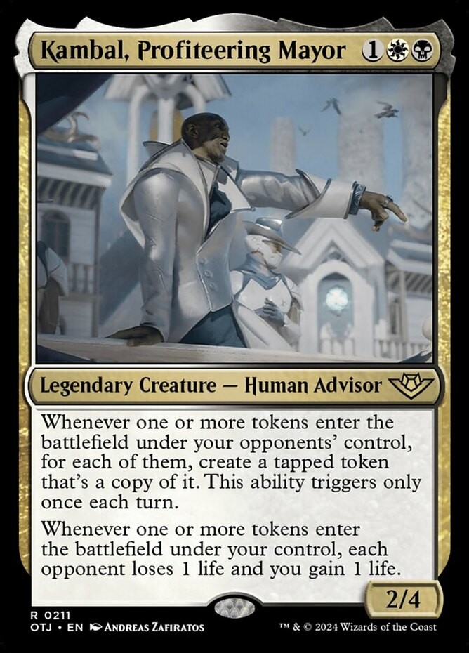 Kambal, Profiteering Mayor NM-Mint Outlaws  of Thunder Junction MTG
