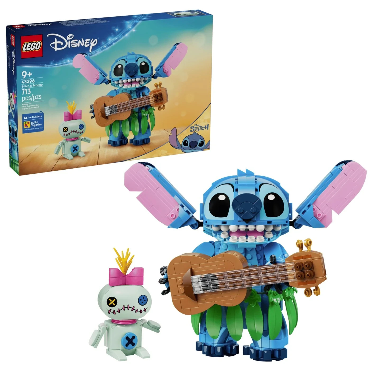 [SALE]- Lego 43296 Stitch & Scrump CS PK 4
