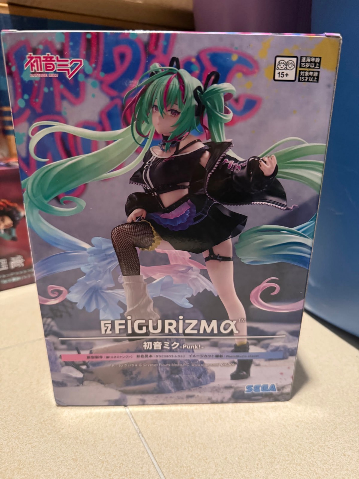 SEGA Figurizmα Figurizma Hatsune Miku Punk Vocaloid Figure New Boxed US Seller SEGA Figurizmα Figurizma Hatsune Miku Punk Vocaloid Figure New Boxed US Seller