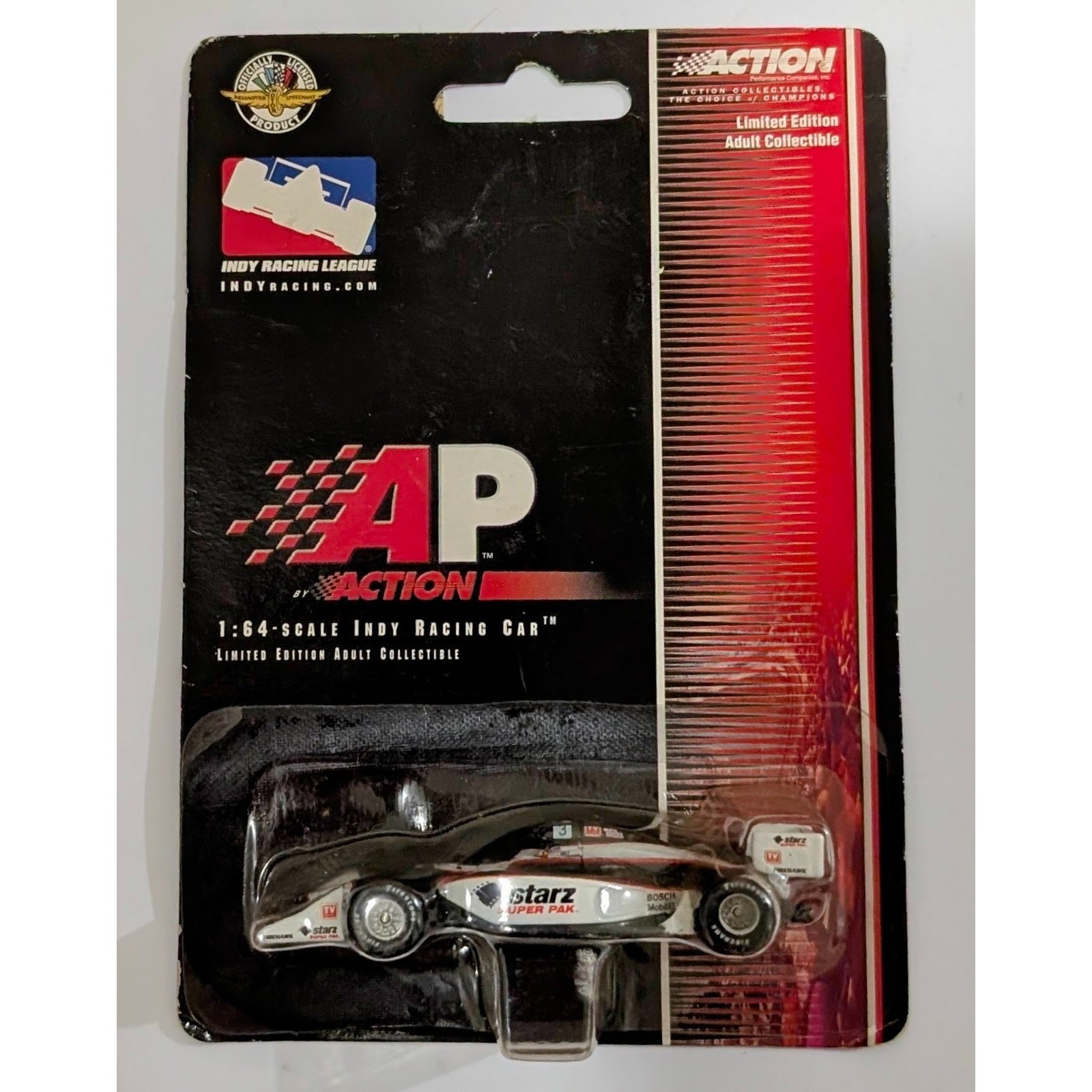 Al Unser Jr. 2001 Indy Car 1:64 Action #3 Starz Super Pak TV Guide G-Force NIB