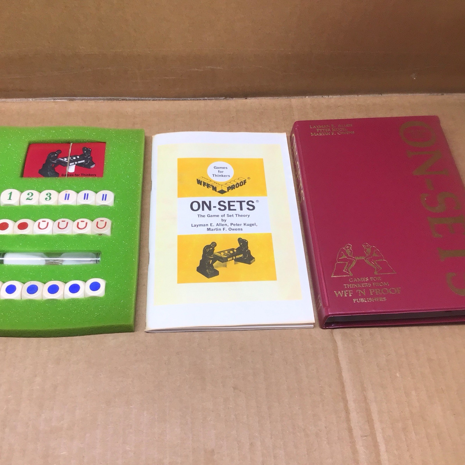 Vintage 1975 WFF’N PROOF On Sets The Game of Set Theory Games for Thinkers