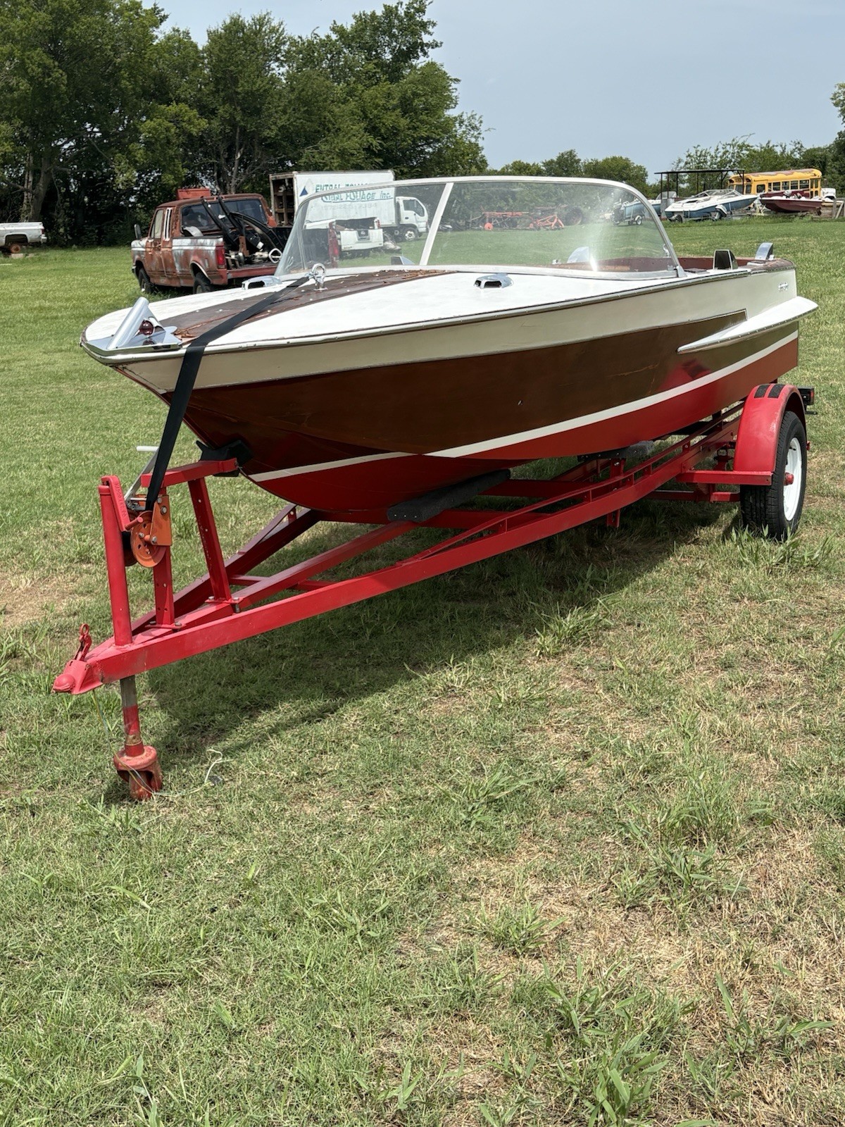 Chris Craft Super Sport 18’ Wooden Vintage Boat With Trailer-Dallas, Texas