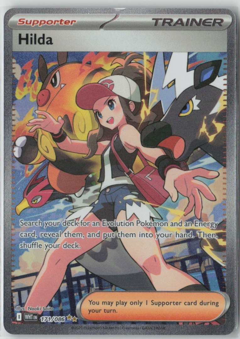The Pokémon Company Hilda 171/086 Sv: White Flare SIR Holo ENG Naoki Saito