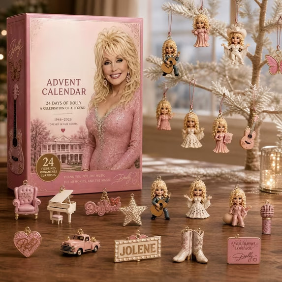 Dolly Parton Advent Calendar 2026 24-Day Christmas Countdown Gift Box