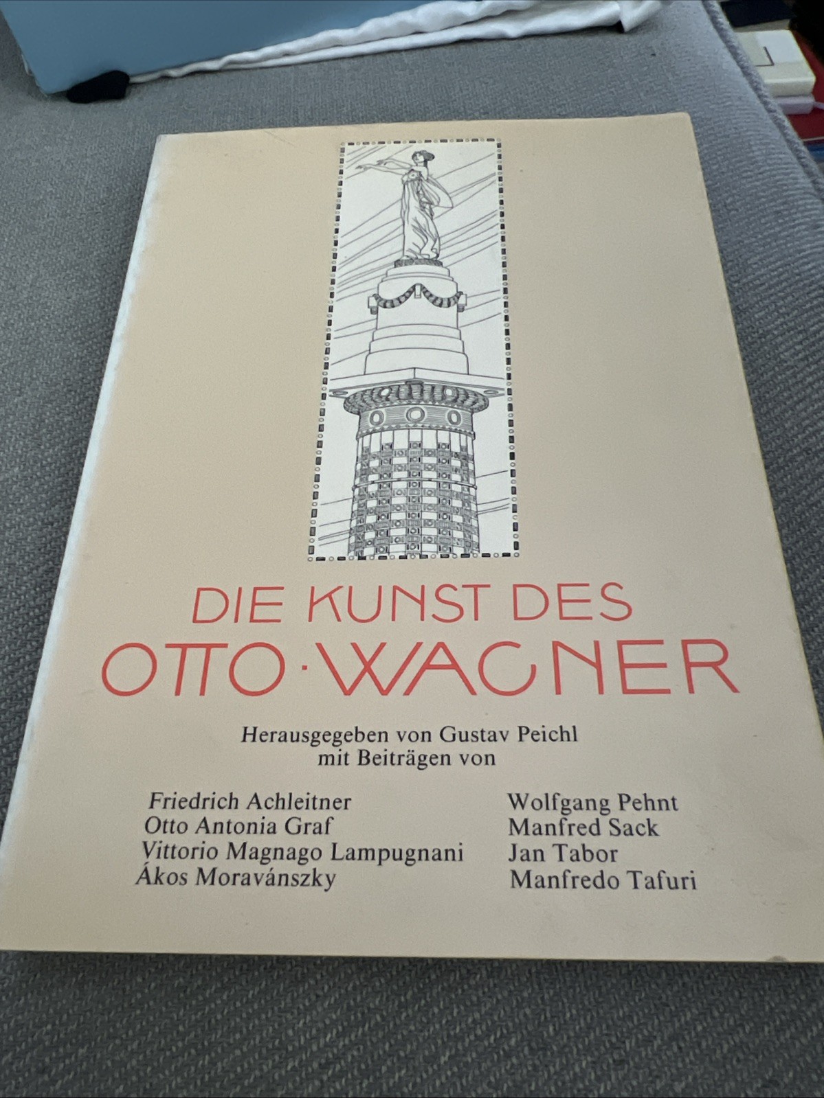 Die Kunst des Otto Wagner 1984 by Gustav Peichl Excellent Vintage Condition 