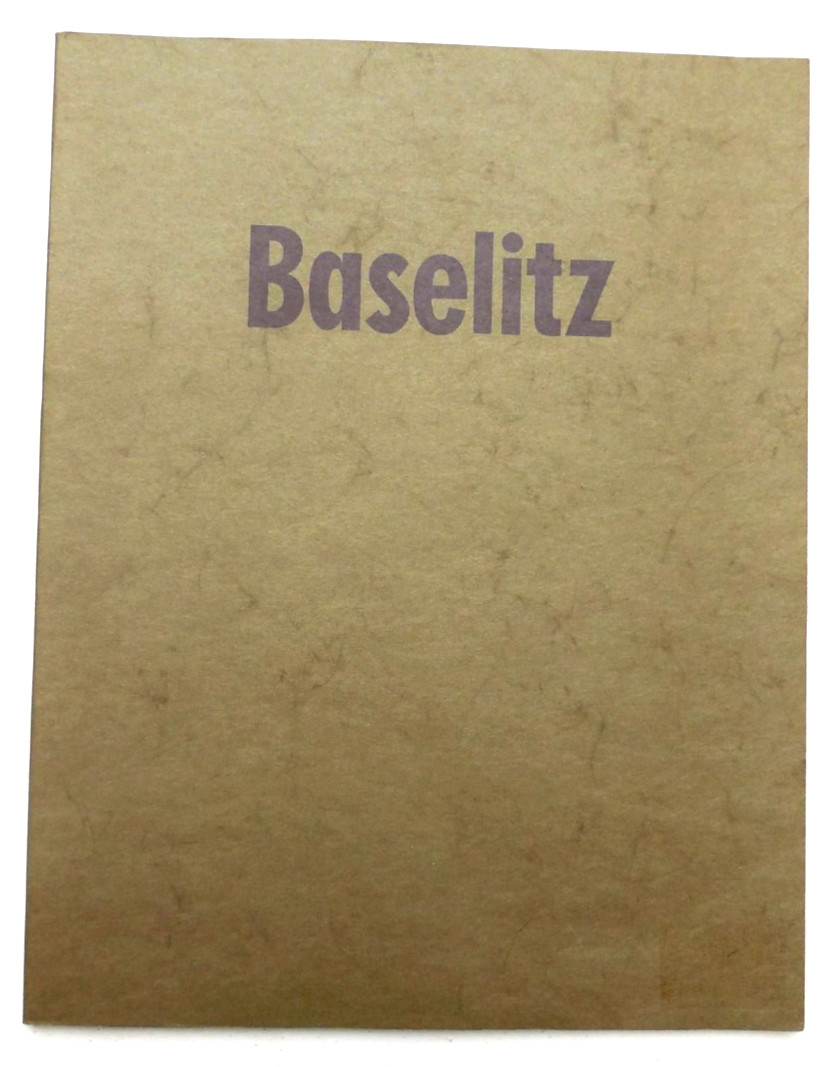 GEORG BASELITZ 16 Woodcuts Van Abbemuseum Eindhoven 1986 1st Edition Paperback