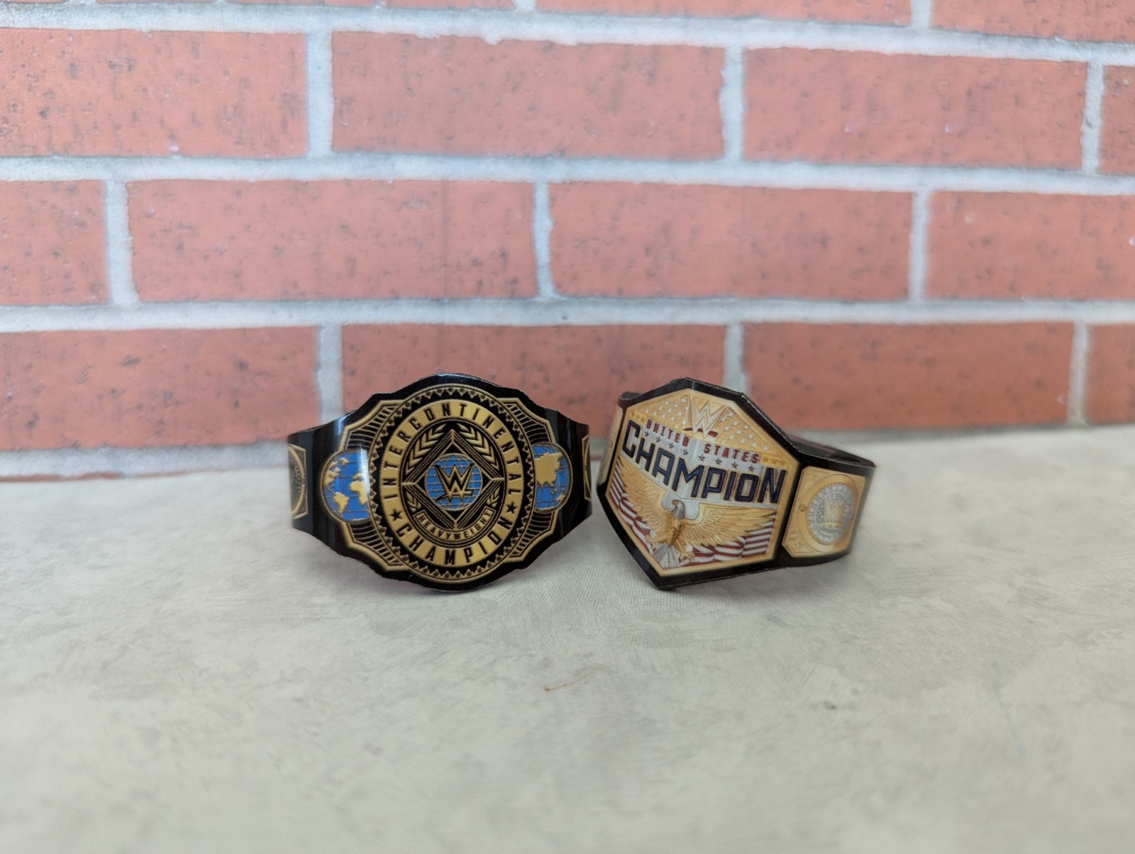 Custom WWE Intercontinental And US Belts for 6
