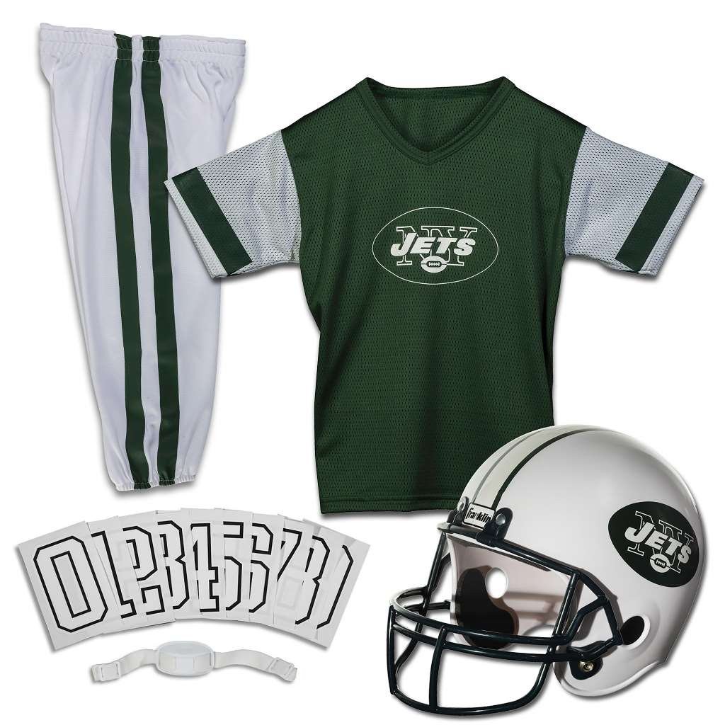 Franklin Sports NFL Jets Deluxe Uniform Set - Medium