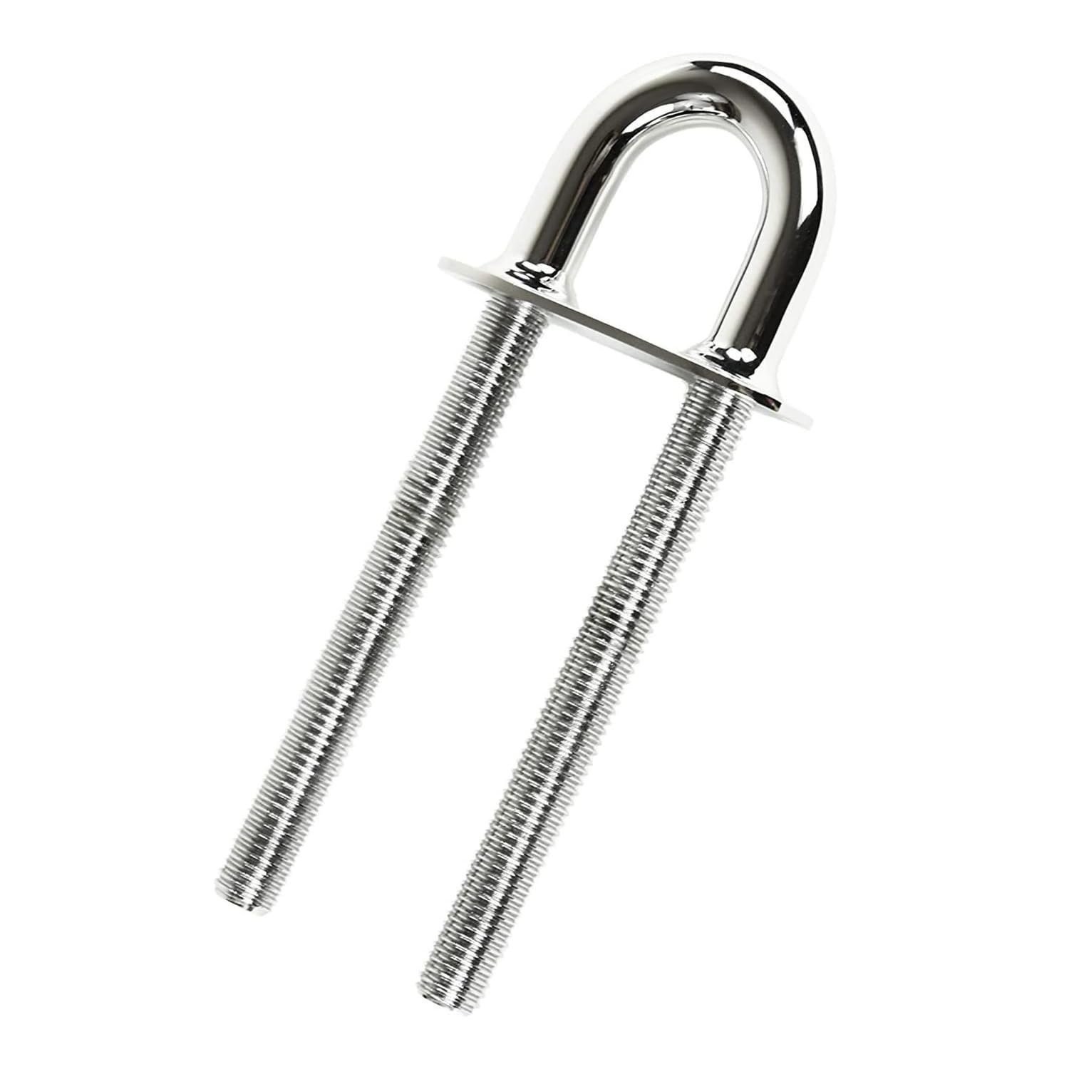 MARINE CITY 304 Grade Stainless Steel Welding Plate Bow Eye Tie Down U Bolt