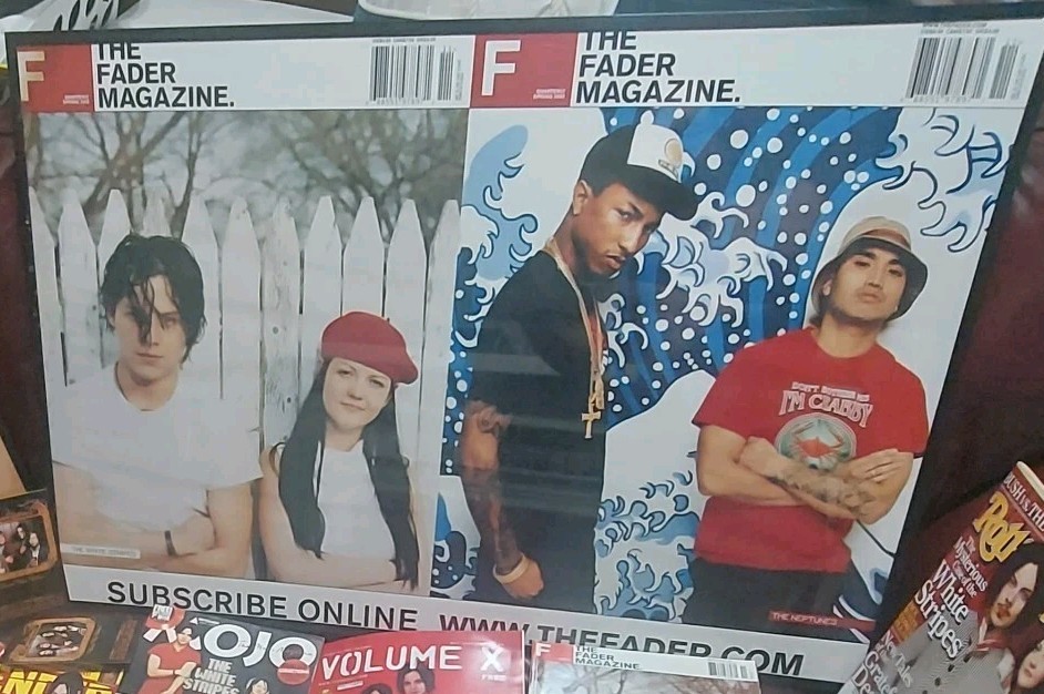 WHITE STRIPES Ultra RARE 2002 Poster Jack & Meg White Neptune's L@@K A Lot More WHITE STRIPES Ultra RARE 2002 Poster Jack & Meg White Neptune's L@@K A Lot More