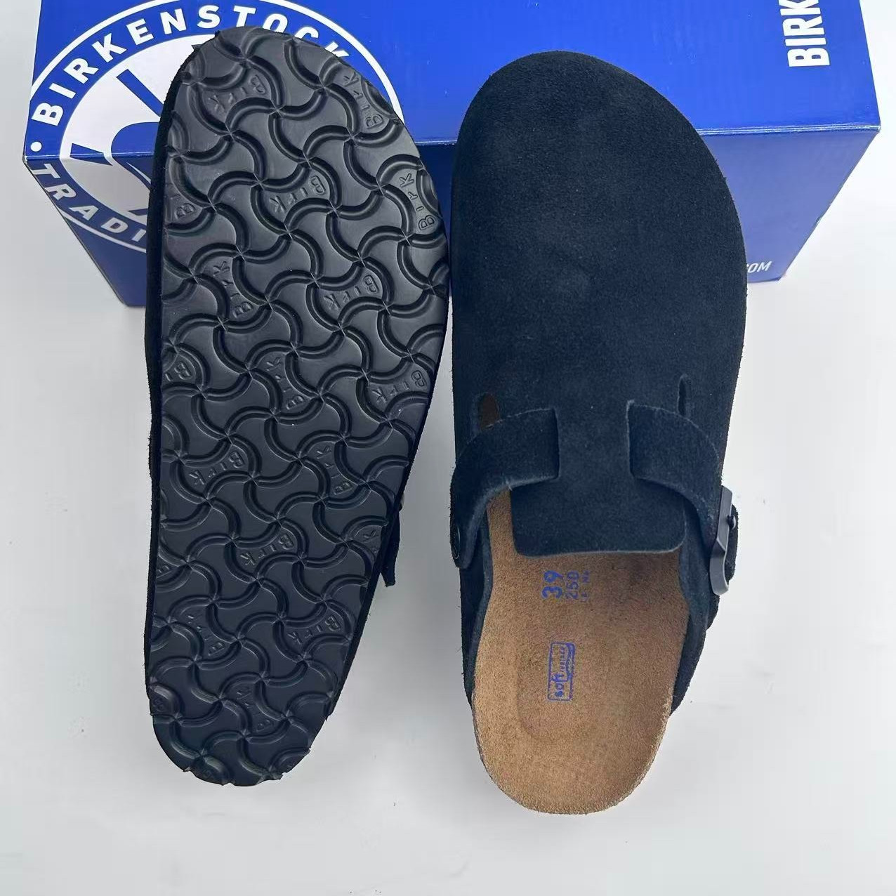 New Birkenstock Boston Suede Leather Soft Footbed Unisex Clog Shoes All Colors
