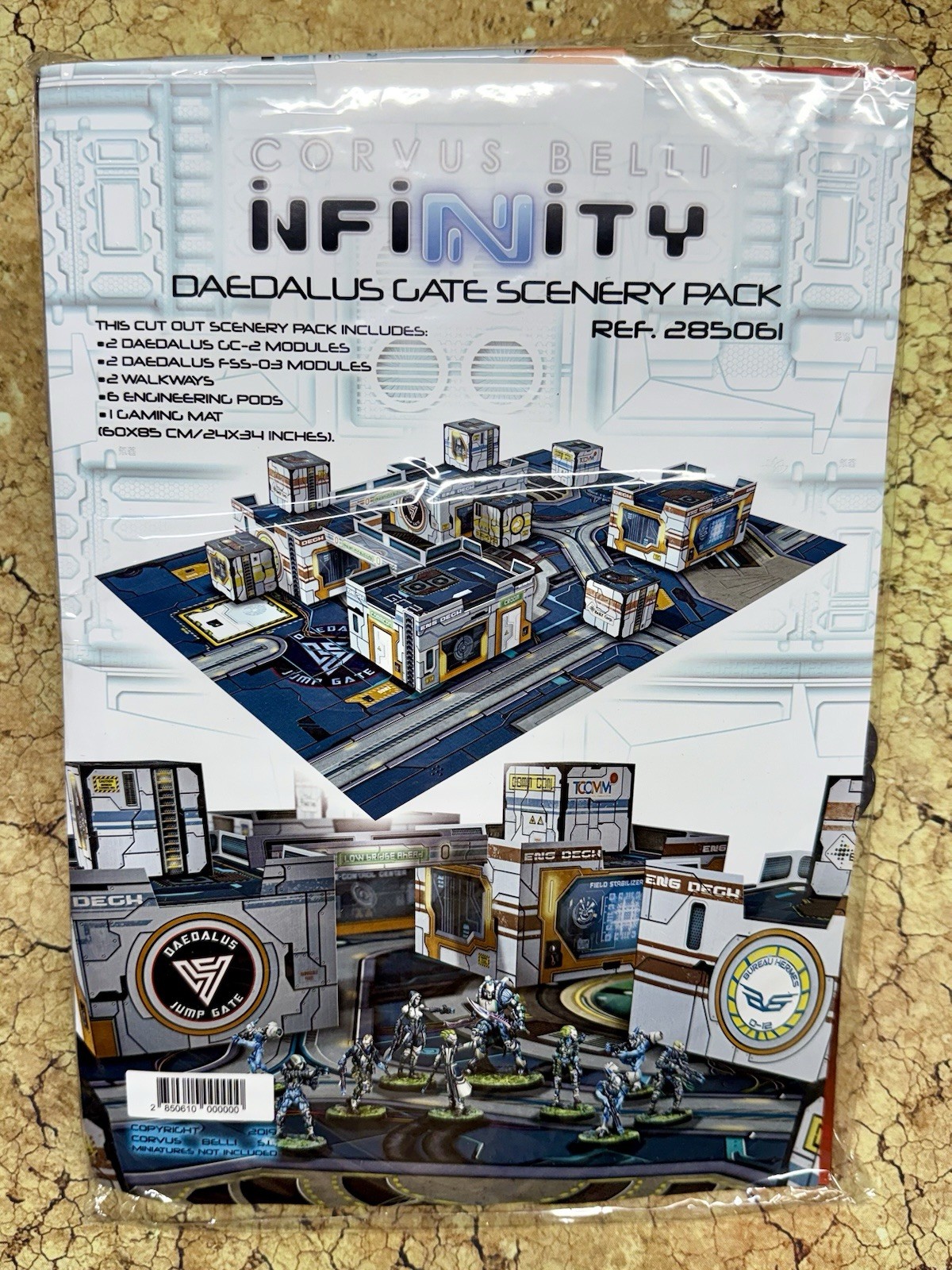 Infinity Daedalus Gate Scenery Pack Corvus Belli Cardboard Terrain NEW Sealed