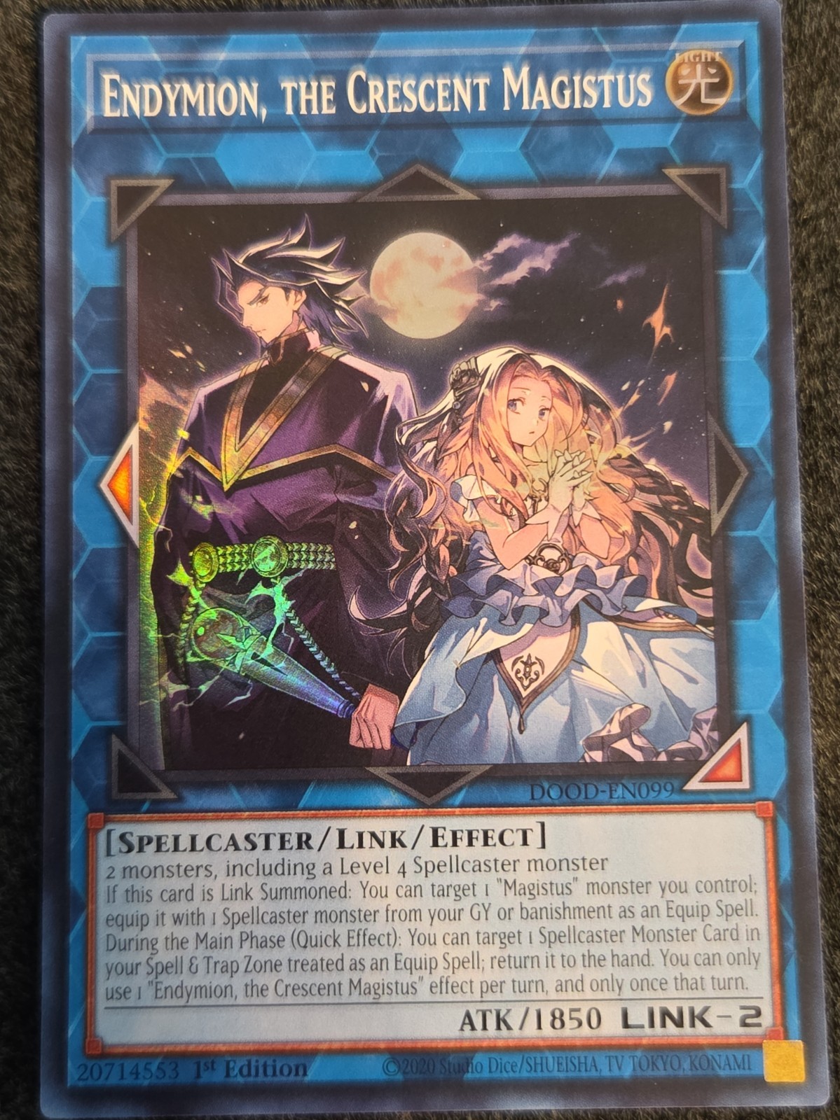 Endymion, the Crescent Magistus DOOD-EN099 - Super Rare - 1st Edition - NM