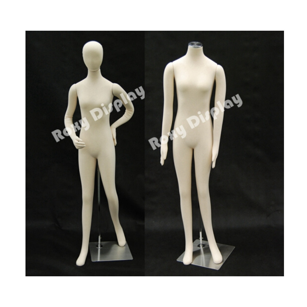Adult Female Flexible Full Body Mannequin Form with Removable Head and Arms Adult Female Flexible Full Body Mannequin Form with Removable Head and Arms